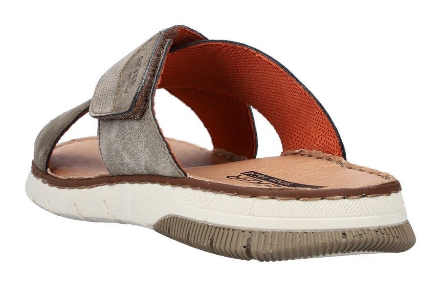 Rieker Slippers zomerschoen, slippers, klittenbandschoen, met klittenbandjes