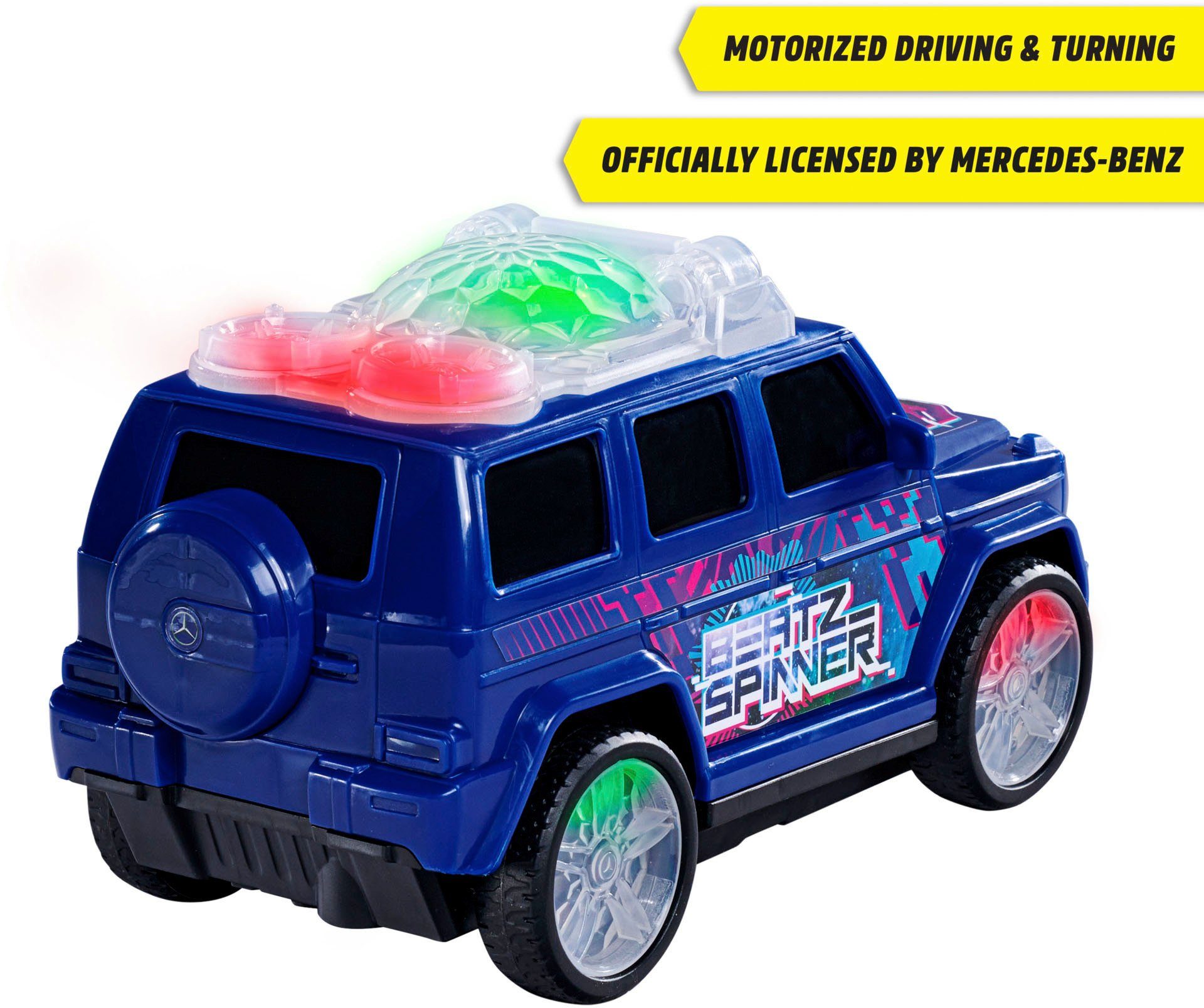 Dickie Toys Speelgoedauto STREETS N BEATZ, Mercedes-Benz G-Class Beat Spinner