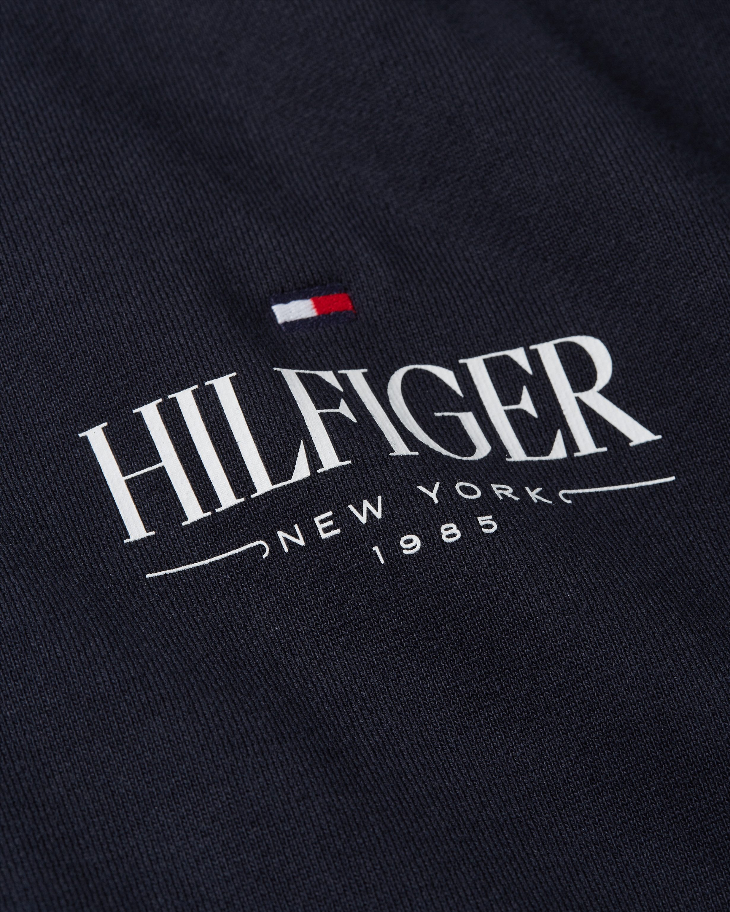 Tommy Hilfiger Capuchonsweatvest HILFIGER STACKED HOODED ZIP TH