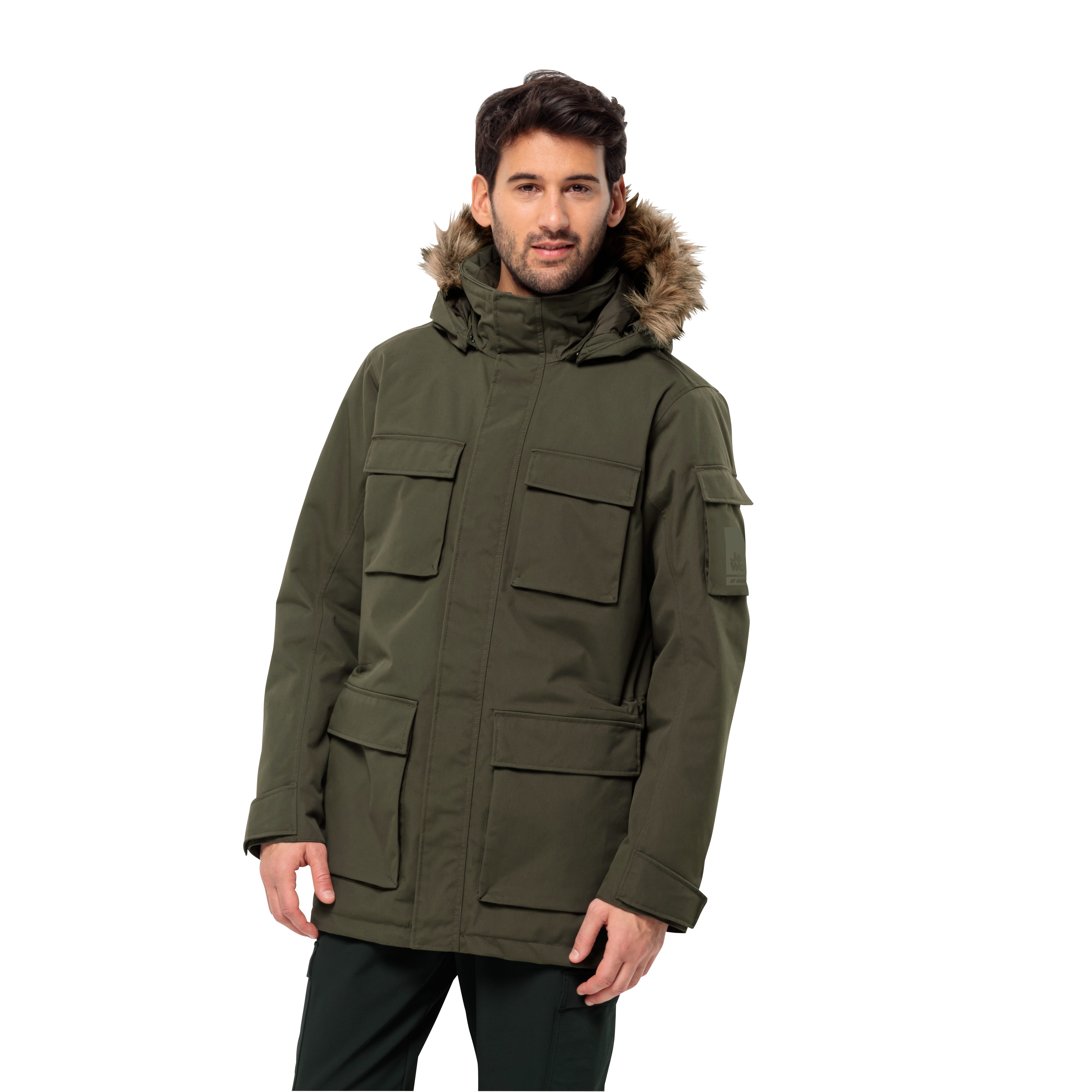 Jack Wolfskin Parka GLACIER CANYON PARKA met kunstvezelvulling