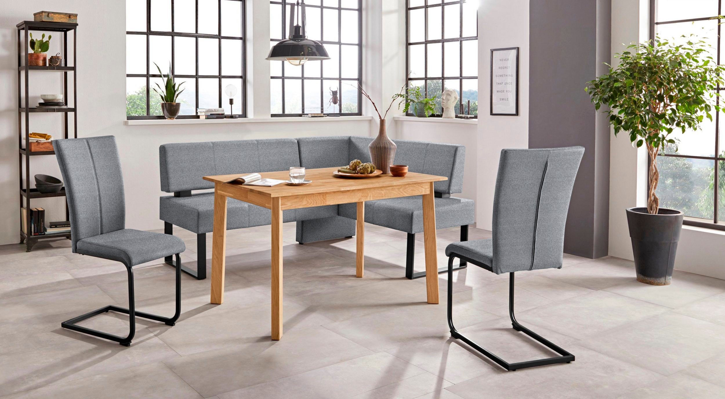 Home affaire Vrijdragende stoel Oliver Stoel belastbaar tot 120 kg (set, 2 stuks)