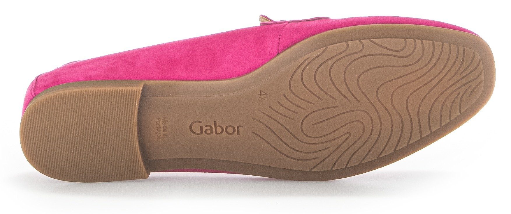 Gabor Loafers Slipper, business schoen met versierband en blokhak