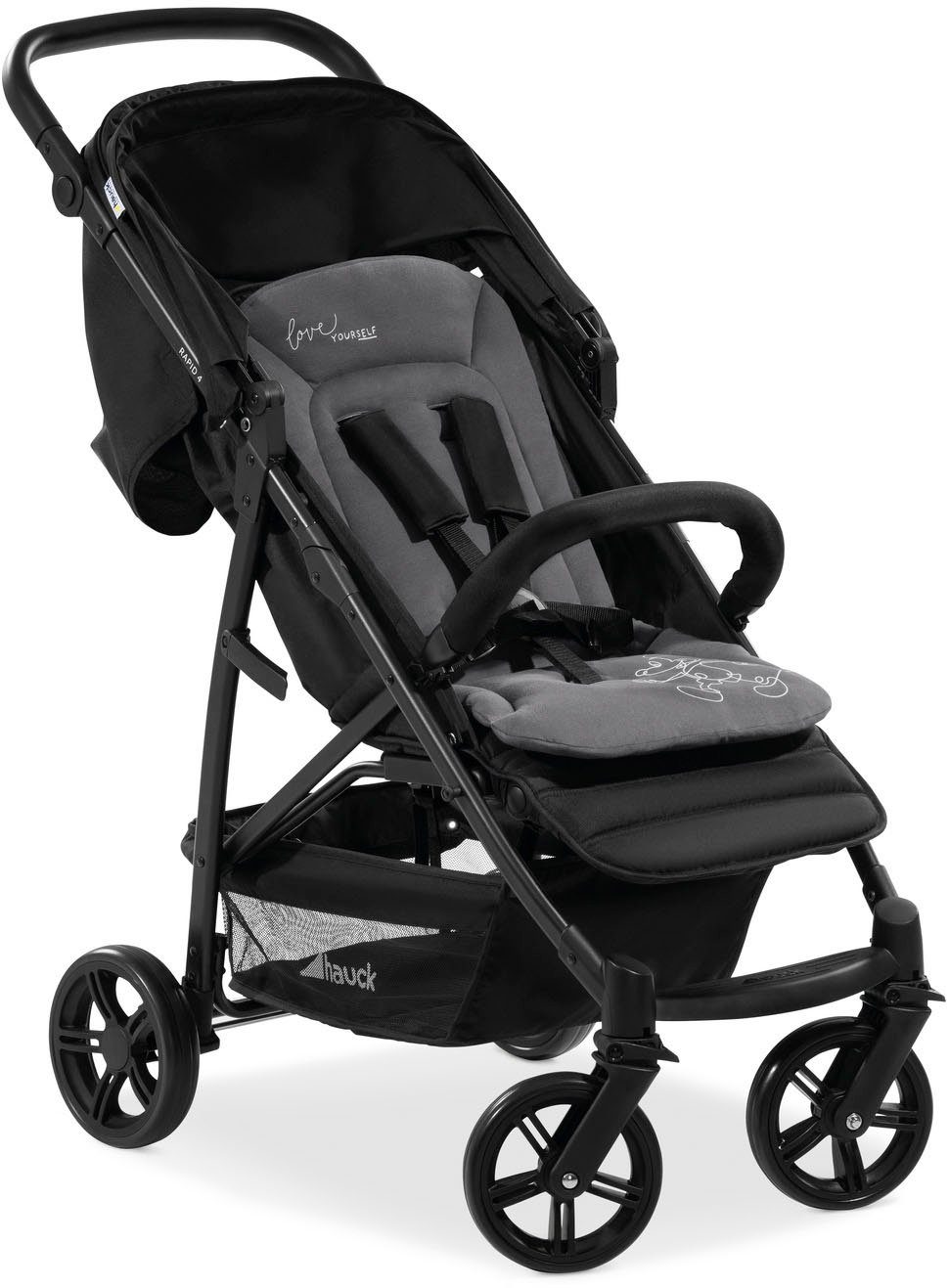Hauck Zitkussen voor kinderwagens Seat Liner, Mickey Mouse black