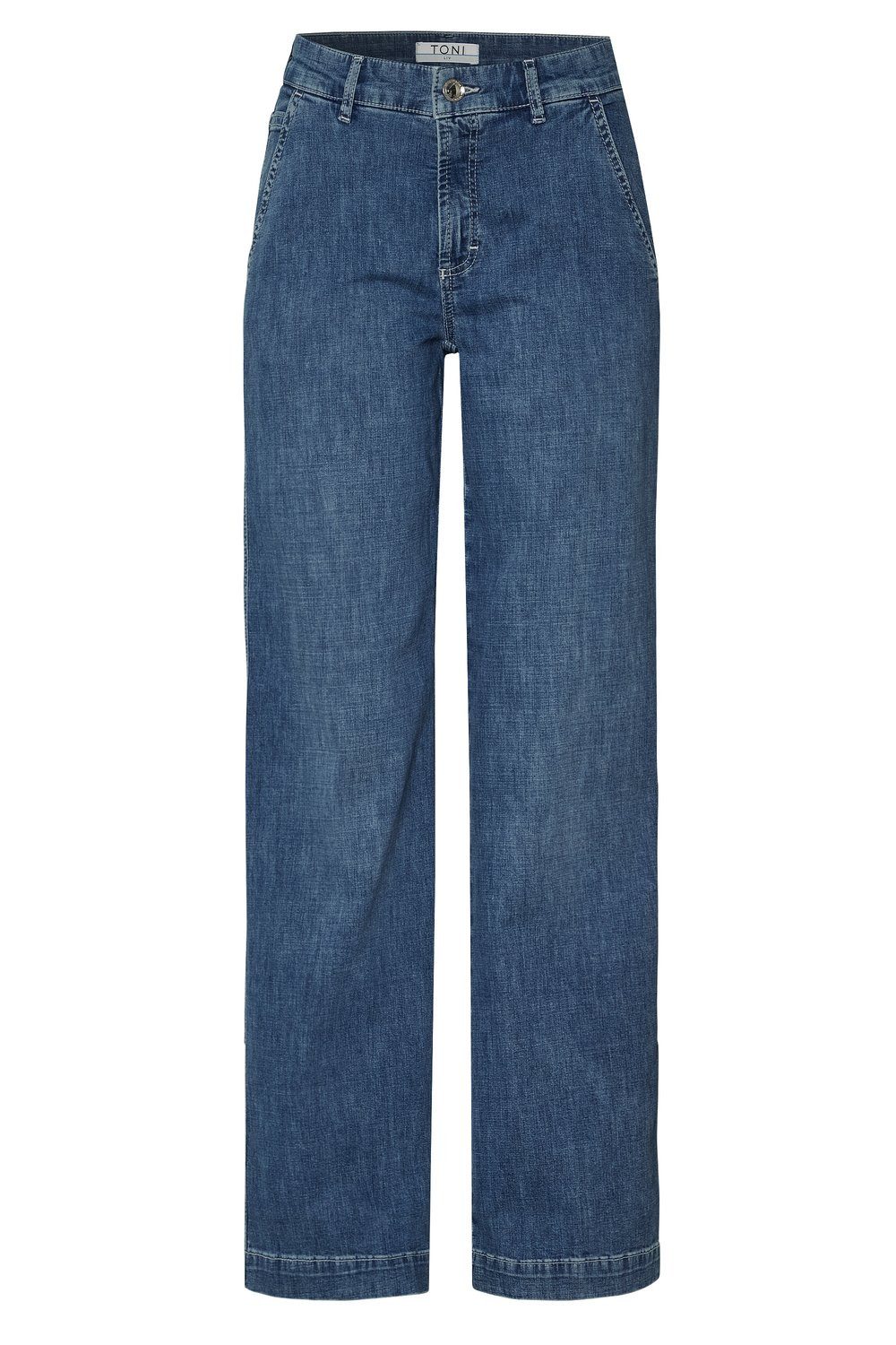 TONI Wijde jeans Liv in five-pocketsstijl