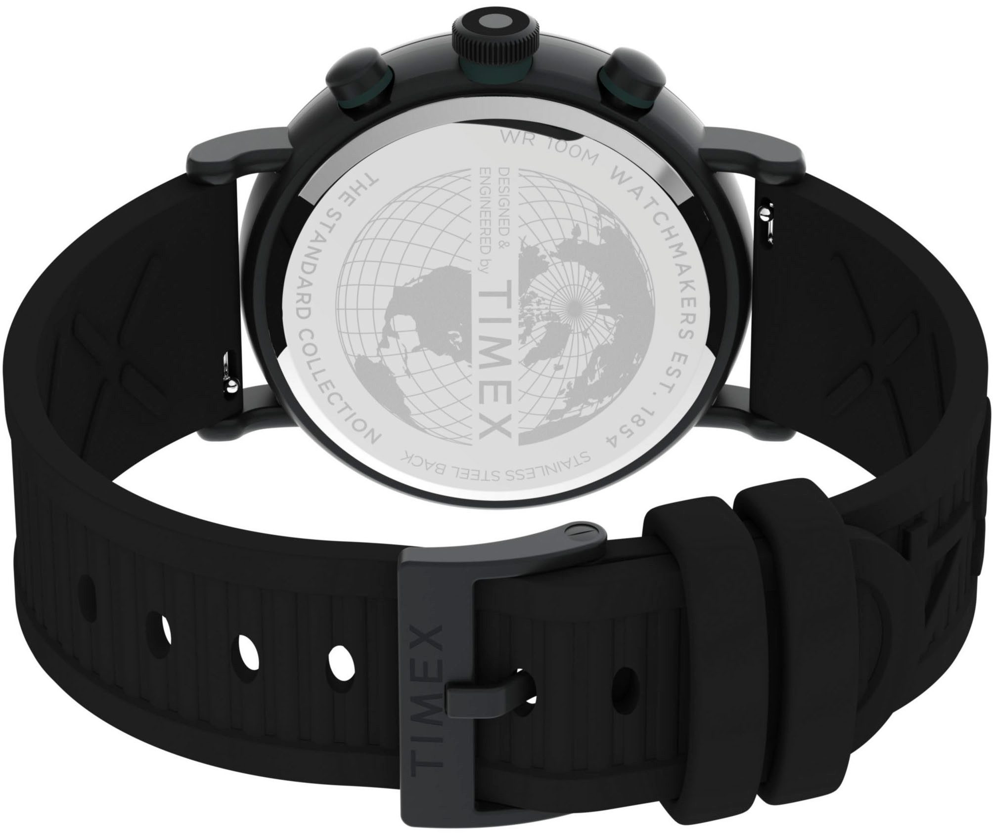 Timex Chronograaf WATERBURY STANDARD Quartzhorloge, horloge, herrenuur, datum, lichtgevende wijzers, stopwatchfunctie