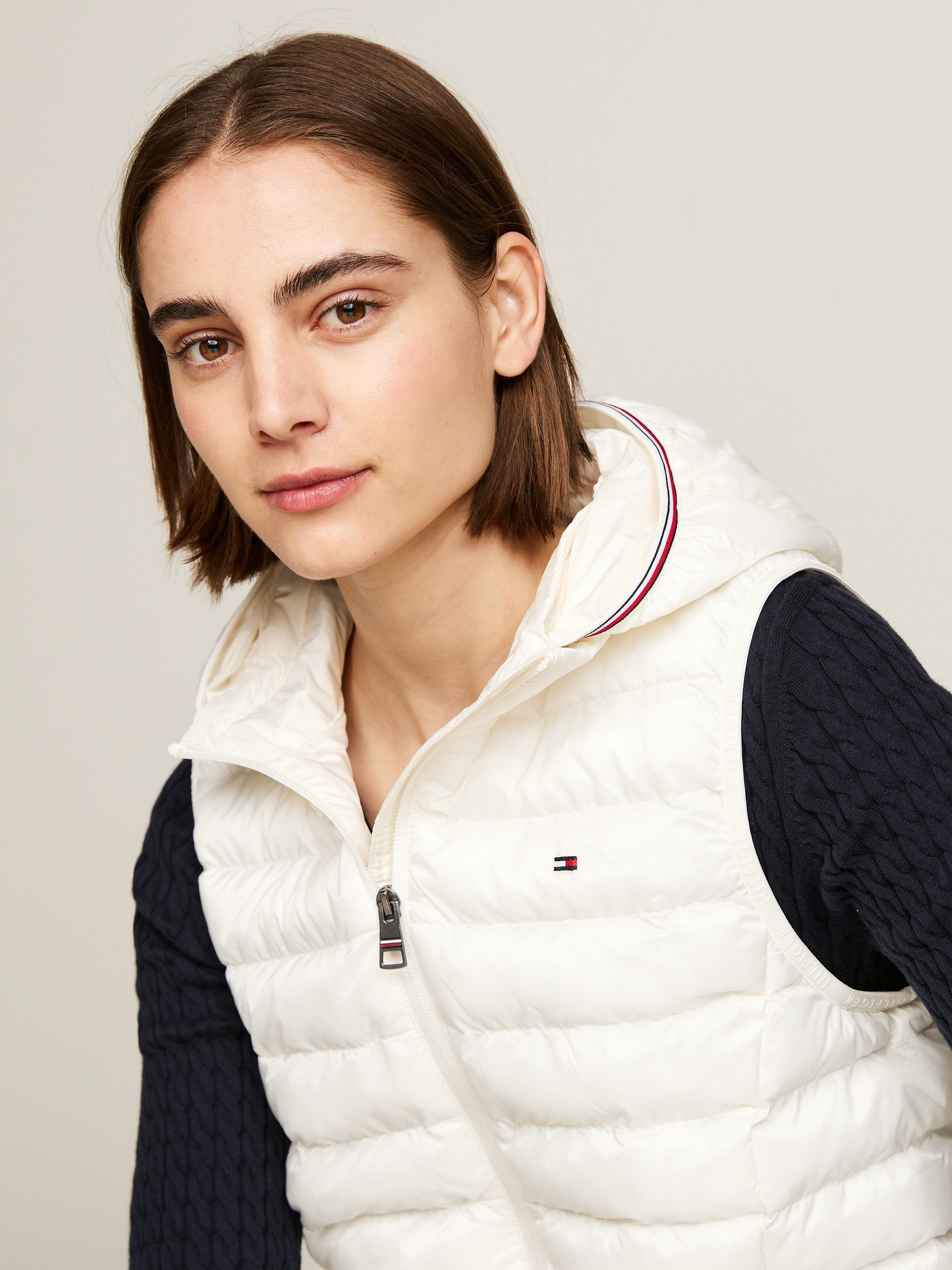 Tommy Hilfiger Bodywarmer LW PADDED GLOBAL STRIPE VEST (Global Serie TH VROUWEN)