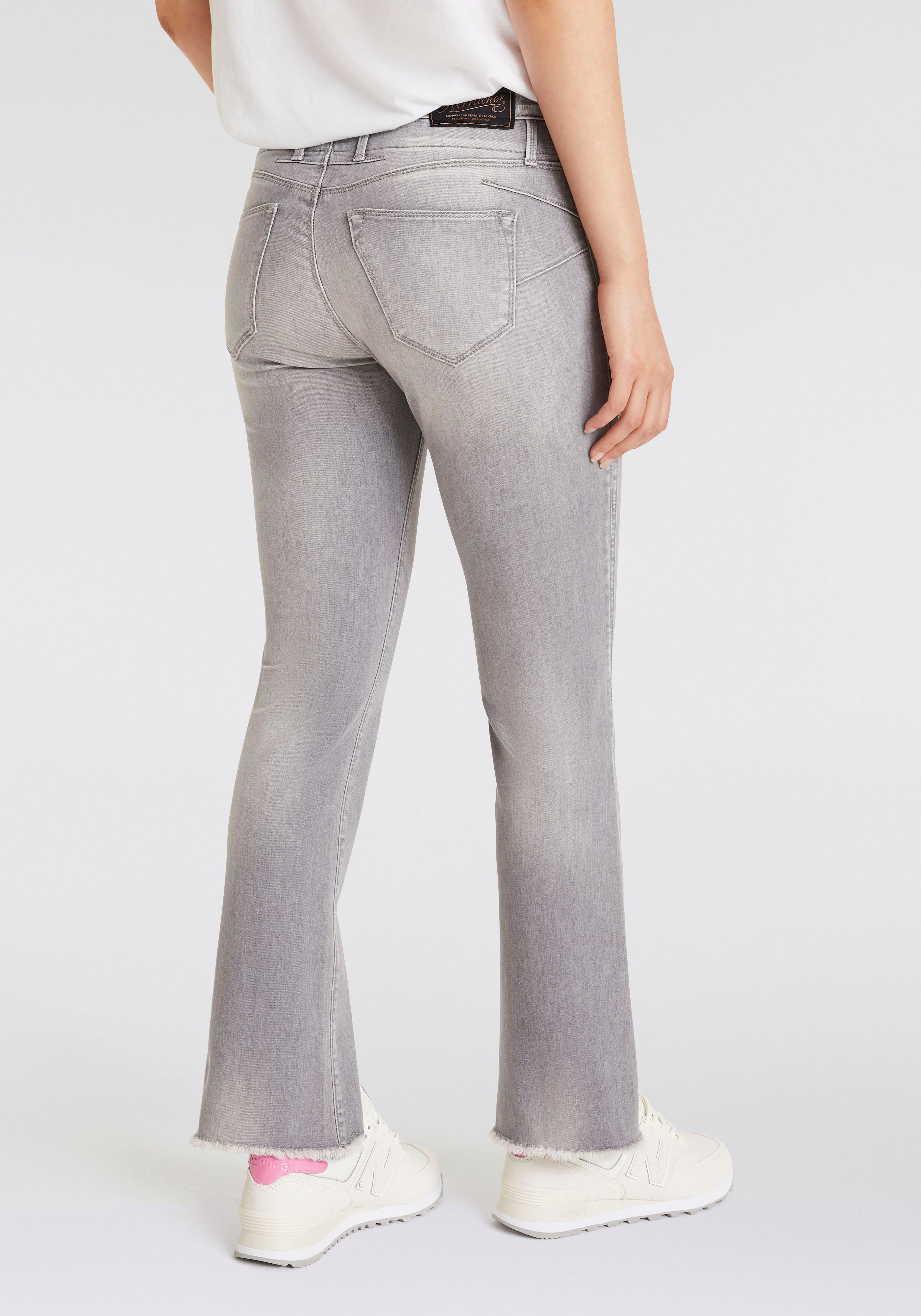 Herrlicher Bootcut jeans Baby Cropped Recycled Denim Grey