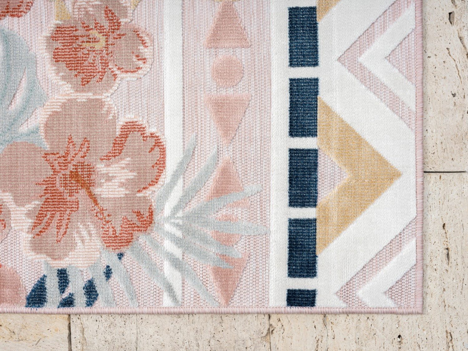 Myflair Möbel & Accessoires Vloerkleed Lotus voorraadopruiming bloemig ontwerp, bloemenmotief, geschikt voor buiten, balkon, terras