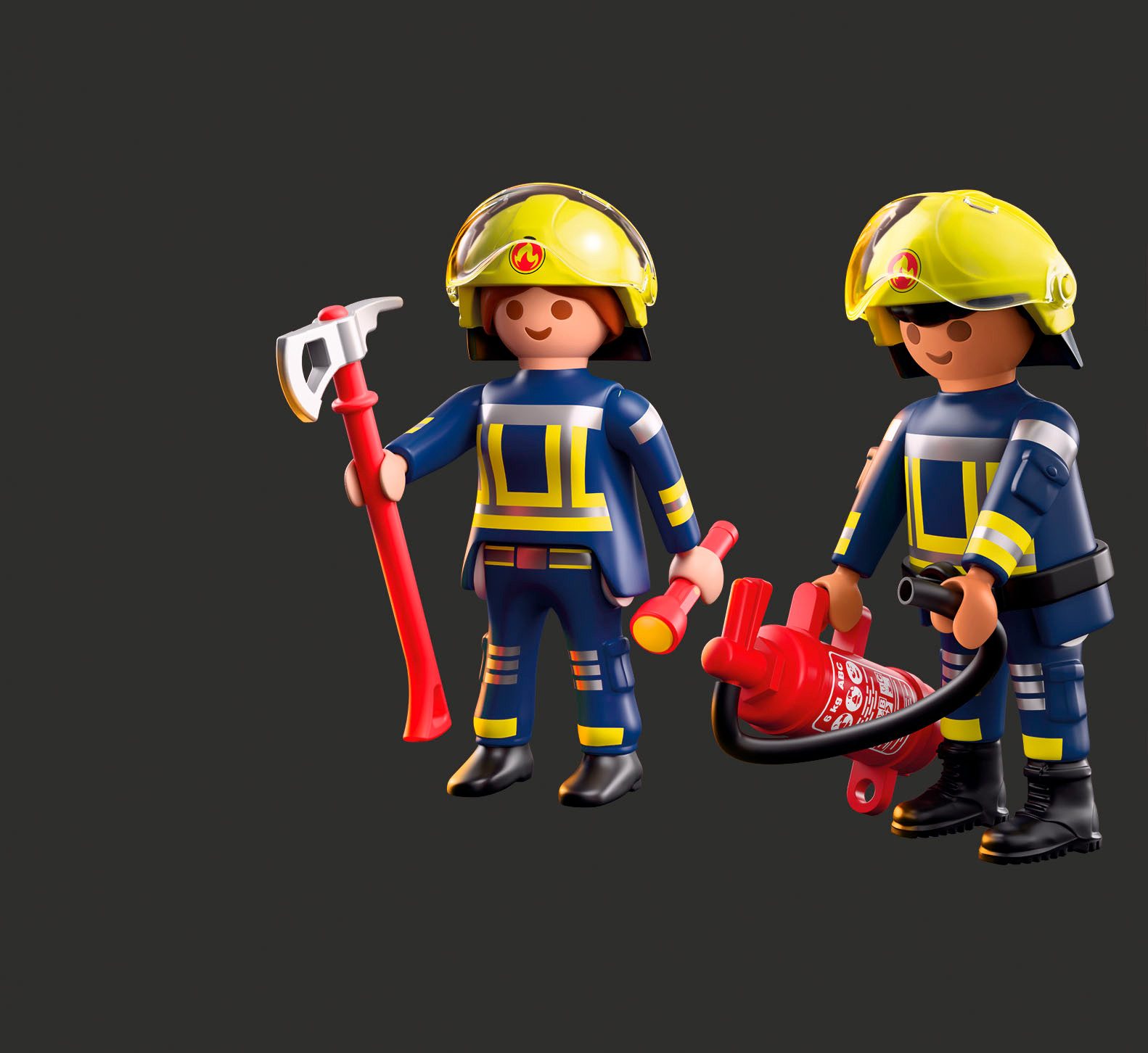 Playmobil® Constructie-speelset Feuerwehr (71885), Duo Pack (10-delig)