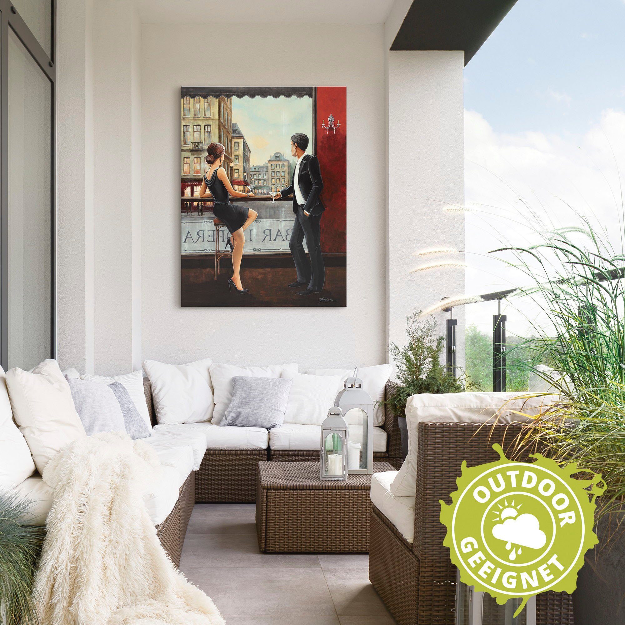 Artland Artprint Beer als artprint van aluminium, artprint voor buiten, artprint op linnen, poster, muursticker