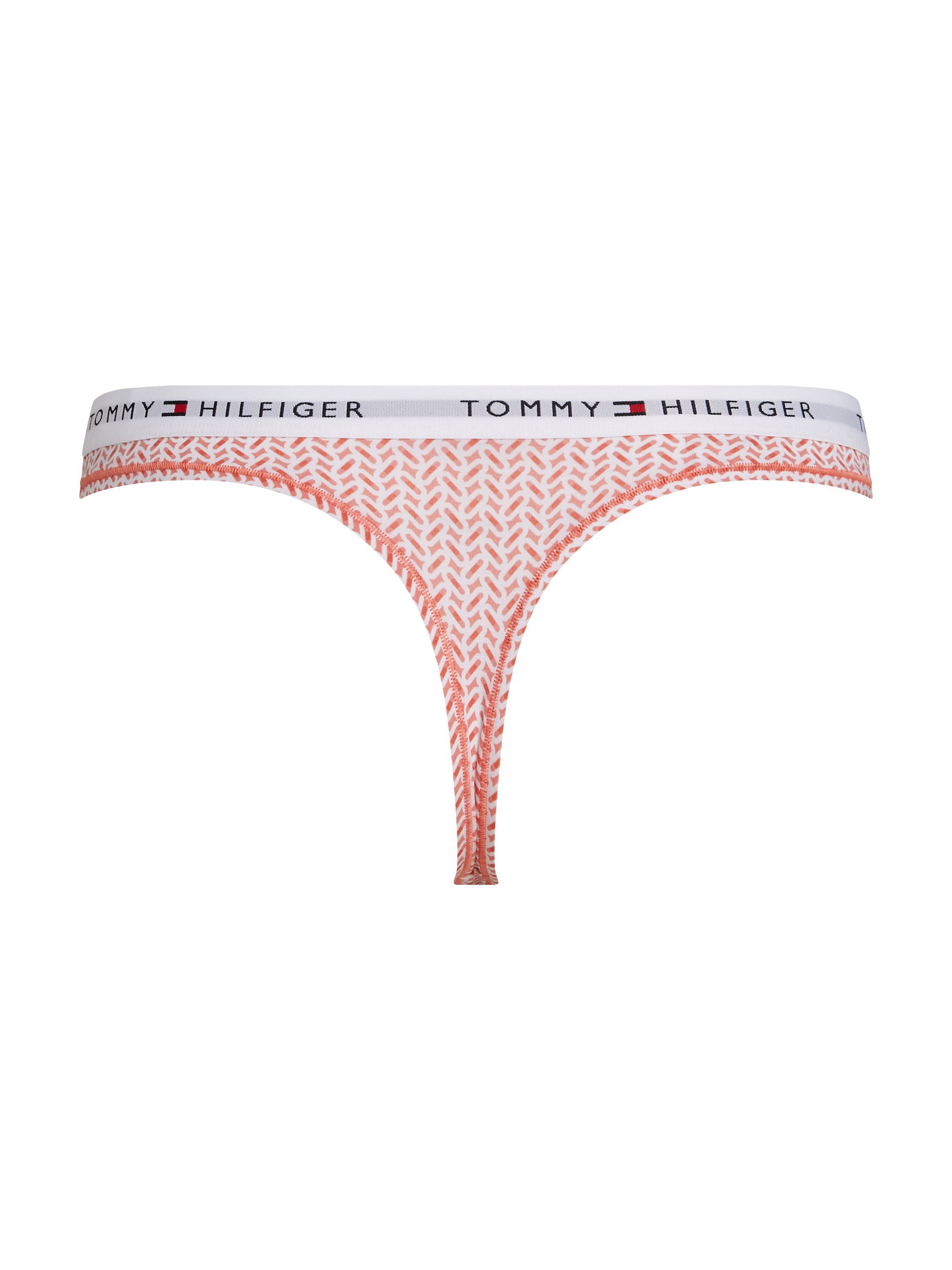 Tommy Hilfiger Underwear Slip THONG PRINT met een logo-opschrift