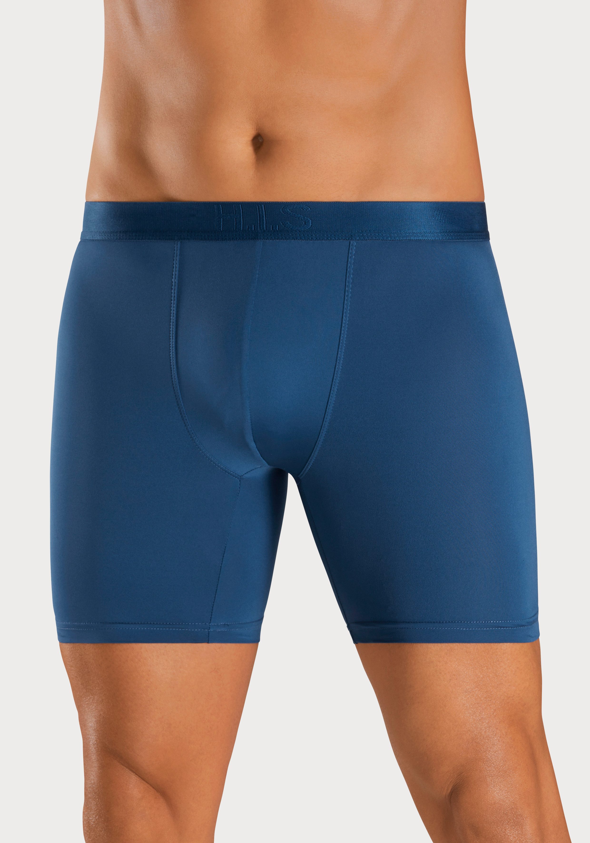 H.I.S Functionele boxershort met lange pijpen in onderhoudsvriendelijke microvezelkwaliteit (set 3 stuks)