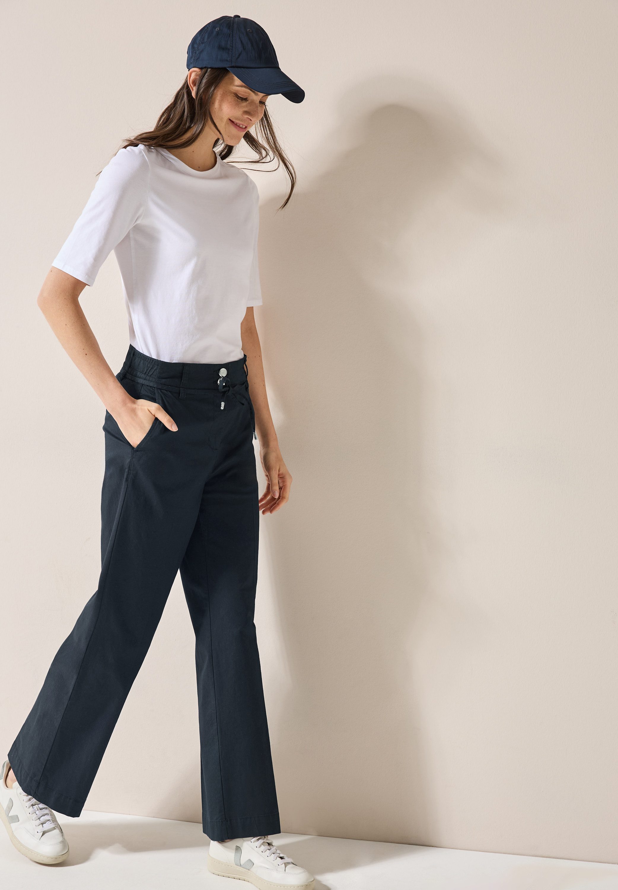 Cecil Geweven broek Style Neele