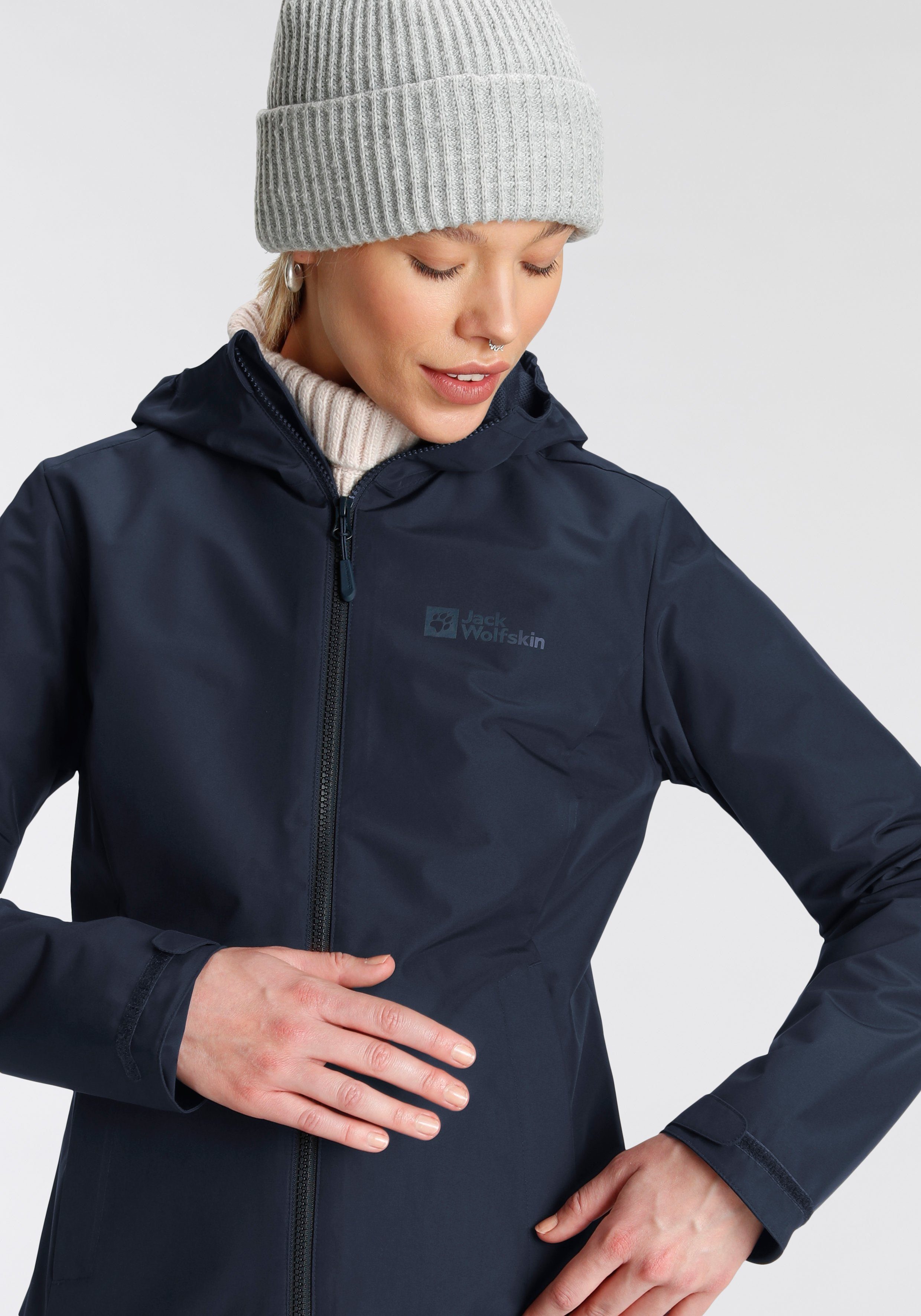 Jack Wolfskin Functioneel jack FARWOOD JKT W Waterafstotend & Ademend & Winddicht
