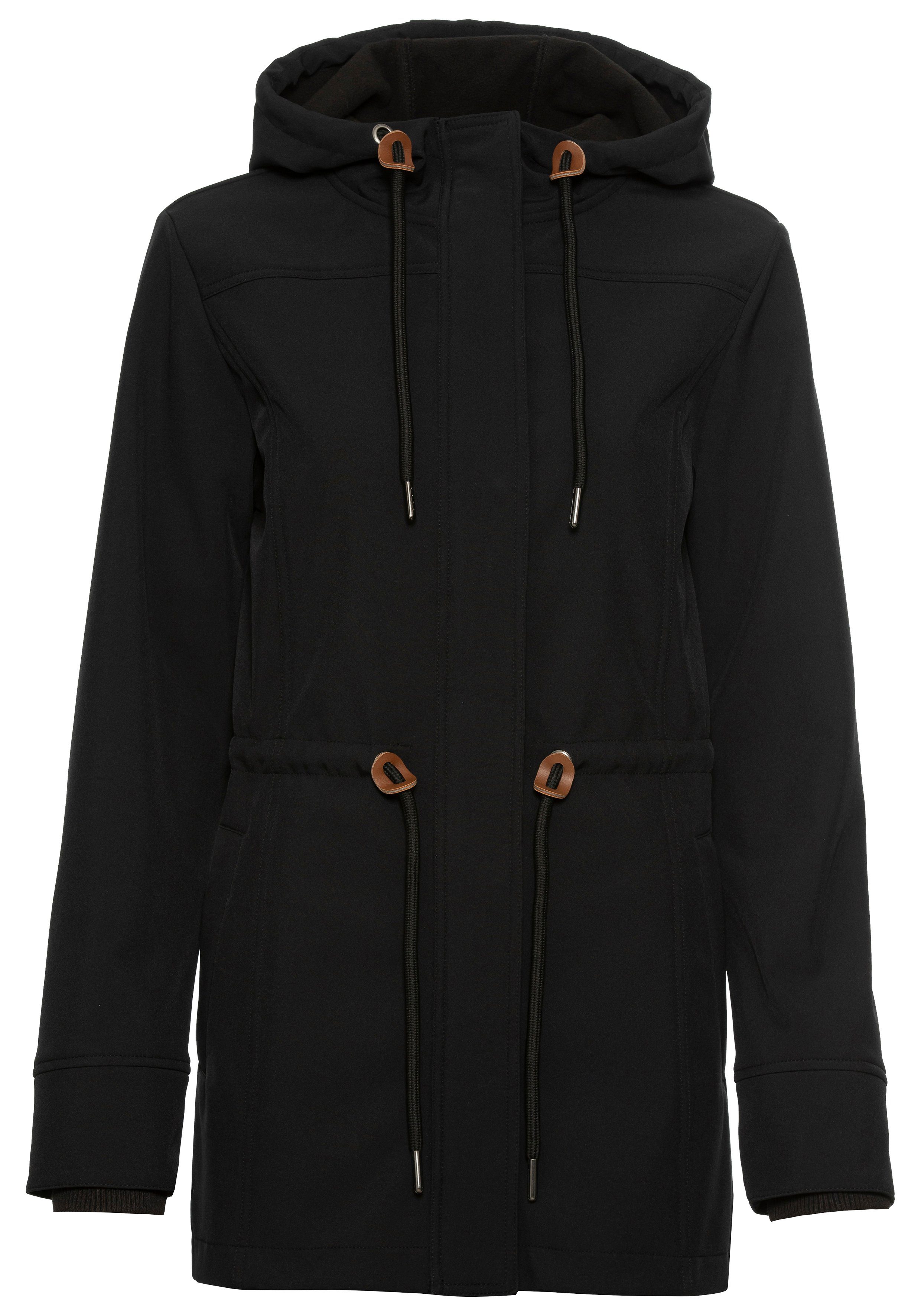 vivance active Softshell-jack met koord aan de taille