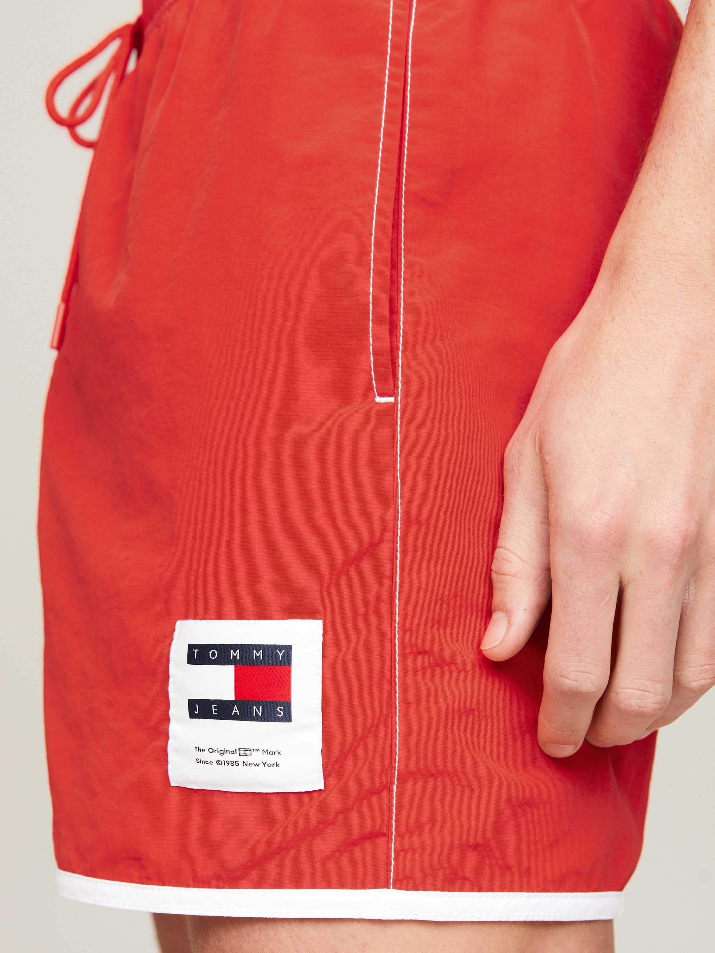 Tommy Hilfiger Swimwear Zwemshort SF MEDIUM DRAWSTRING met contrastkleurige details