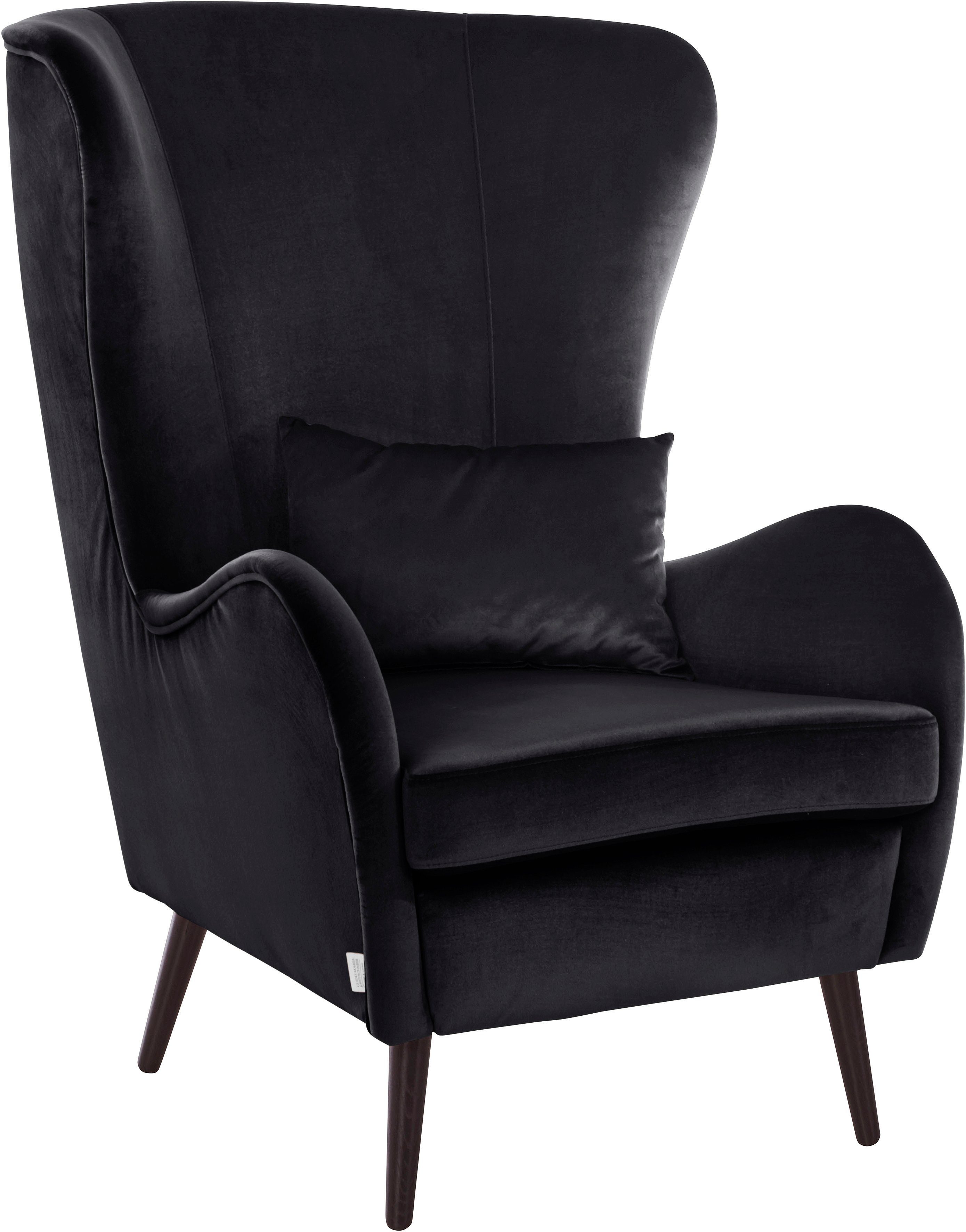 Home affaire Fauteuil Sallito, oorfauteuil, TV-stoel voor woonkamer, ook in velours cord