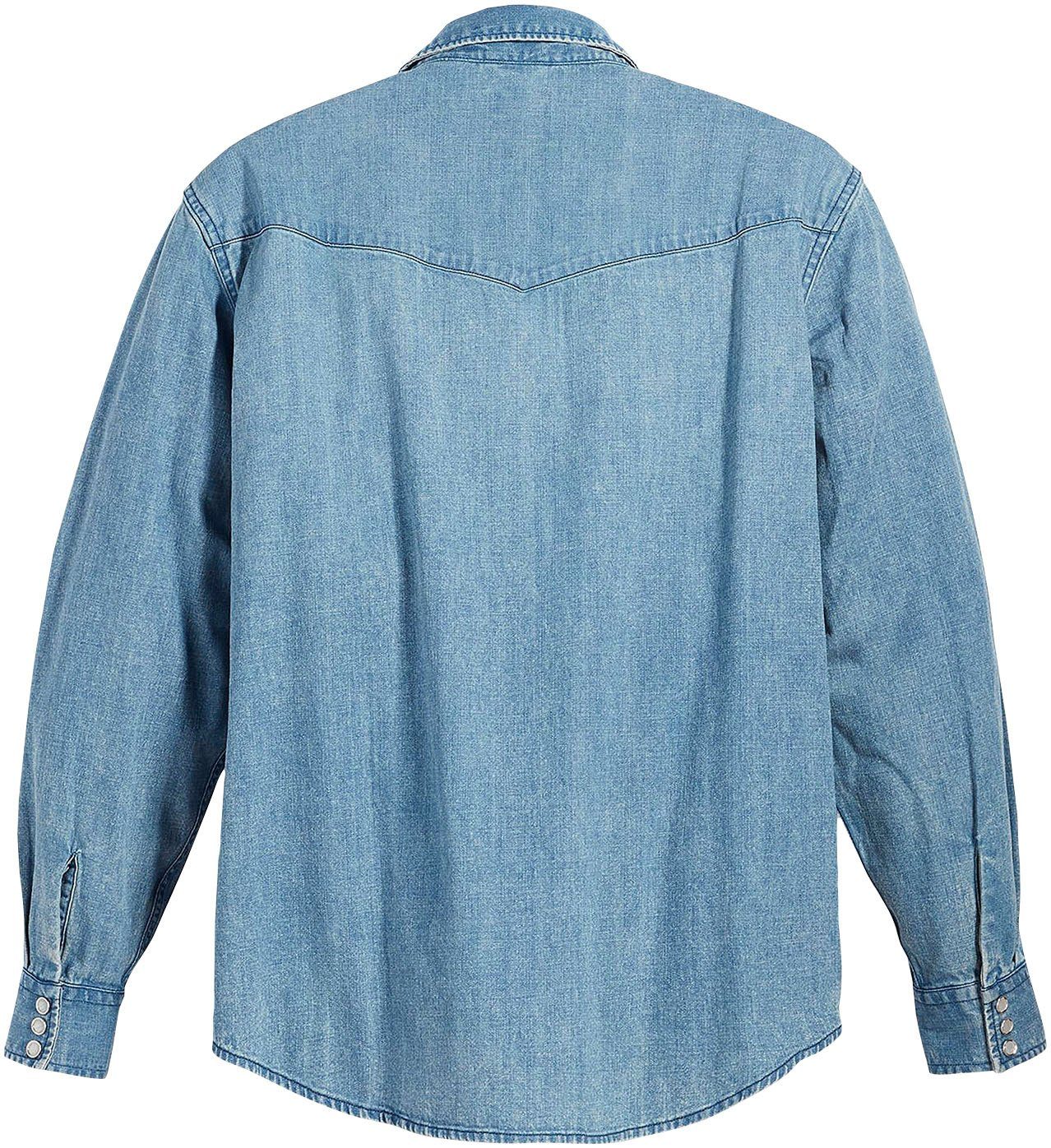 Levi's® Jeans overhemd SAWTOOTH RLX FIT WESTERN BLUES