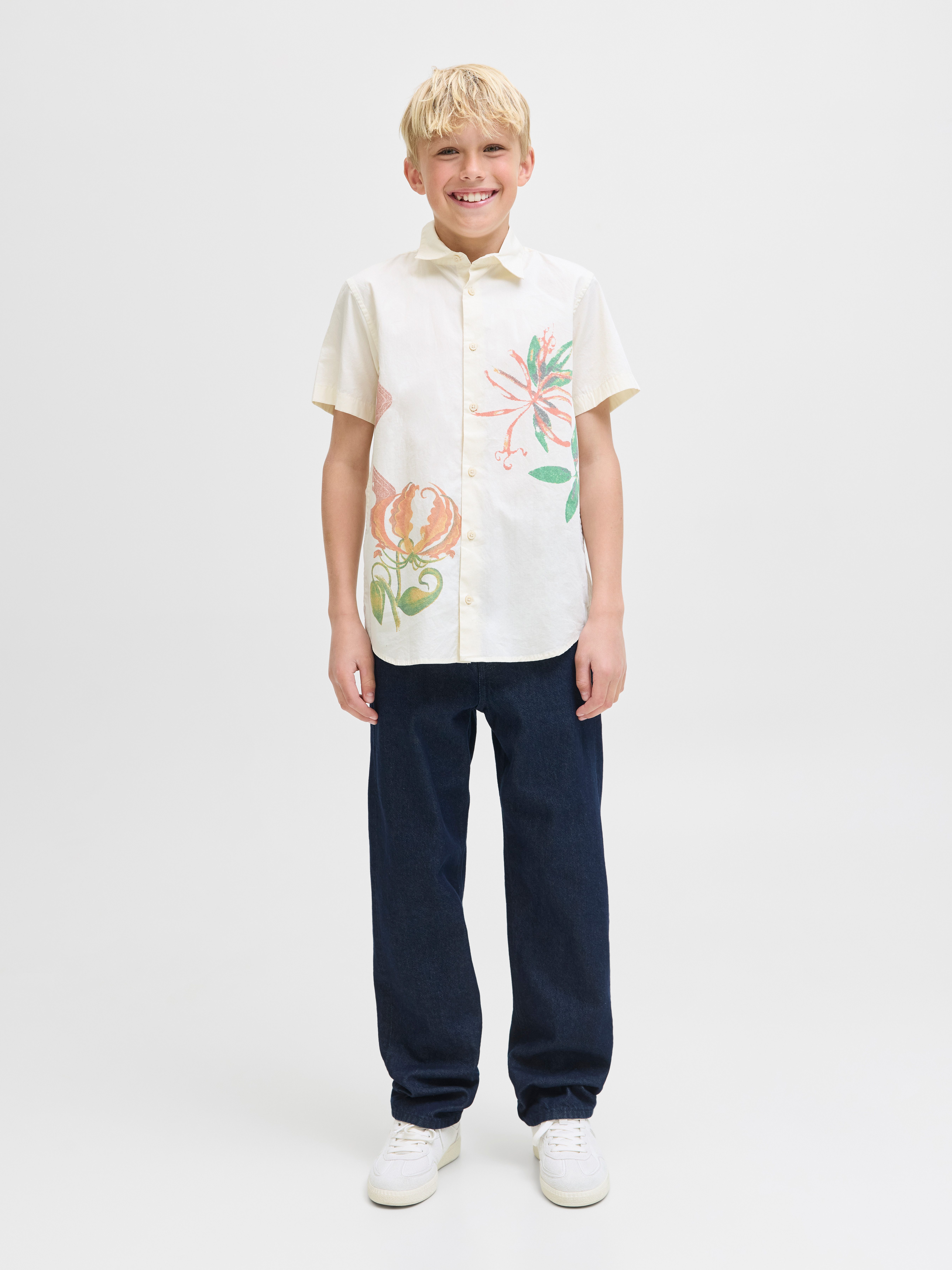 Jack & Jones Junior Relax fit jeans JJICHRIS JJORIGINAL SQ 268 JNR