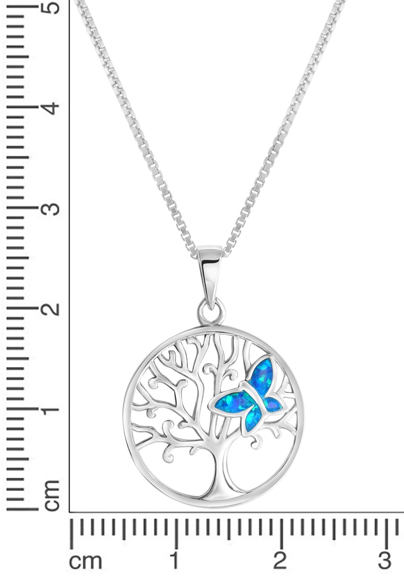 Firetti Ketting met hanger Sieraad cadeau zilver 925 halssieraad halsketting Venetiaanse boom