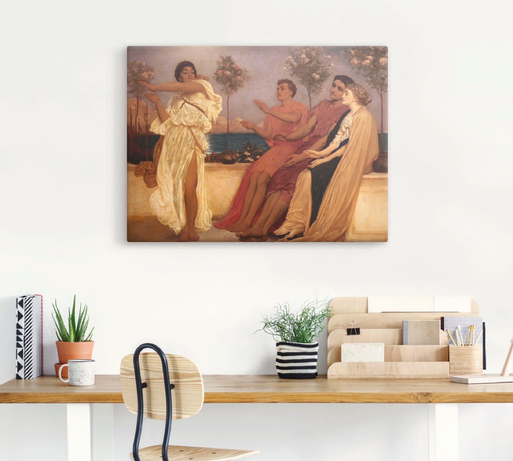 Artland Artprint Dansend Grieks meisje. als artprint op linnen, poster in verschillende formaten maten