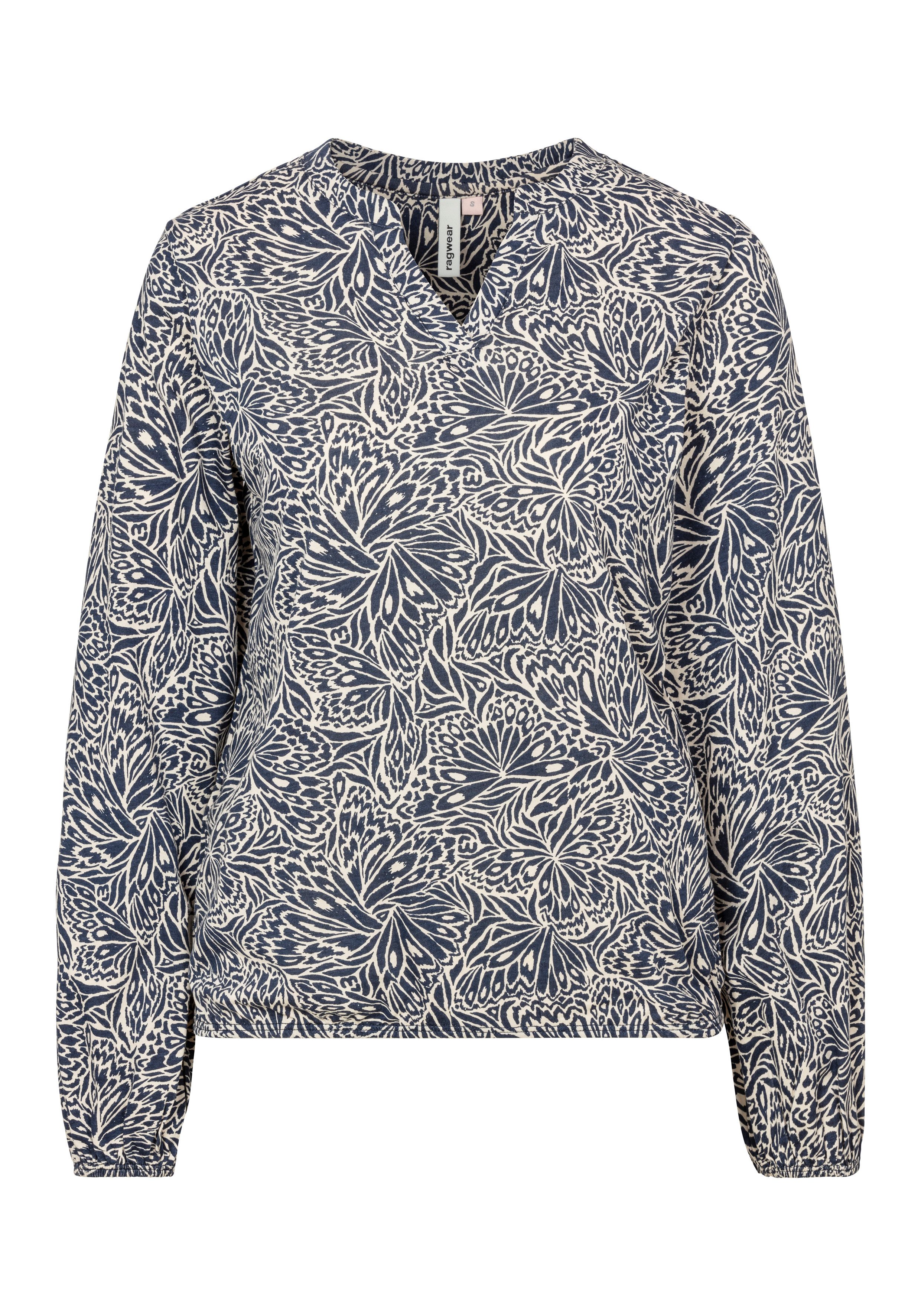 Ragwear Shirt met lange mouwen SANTICA PRINT