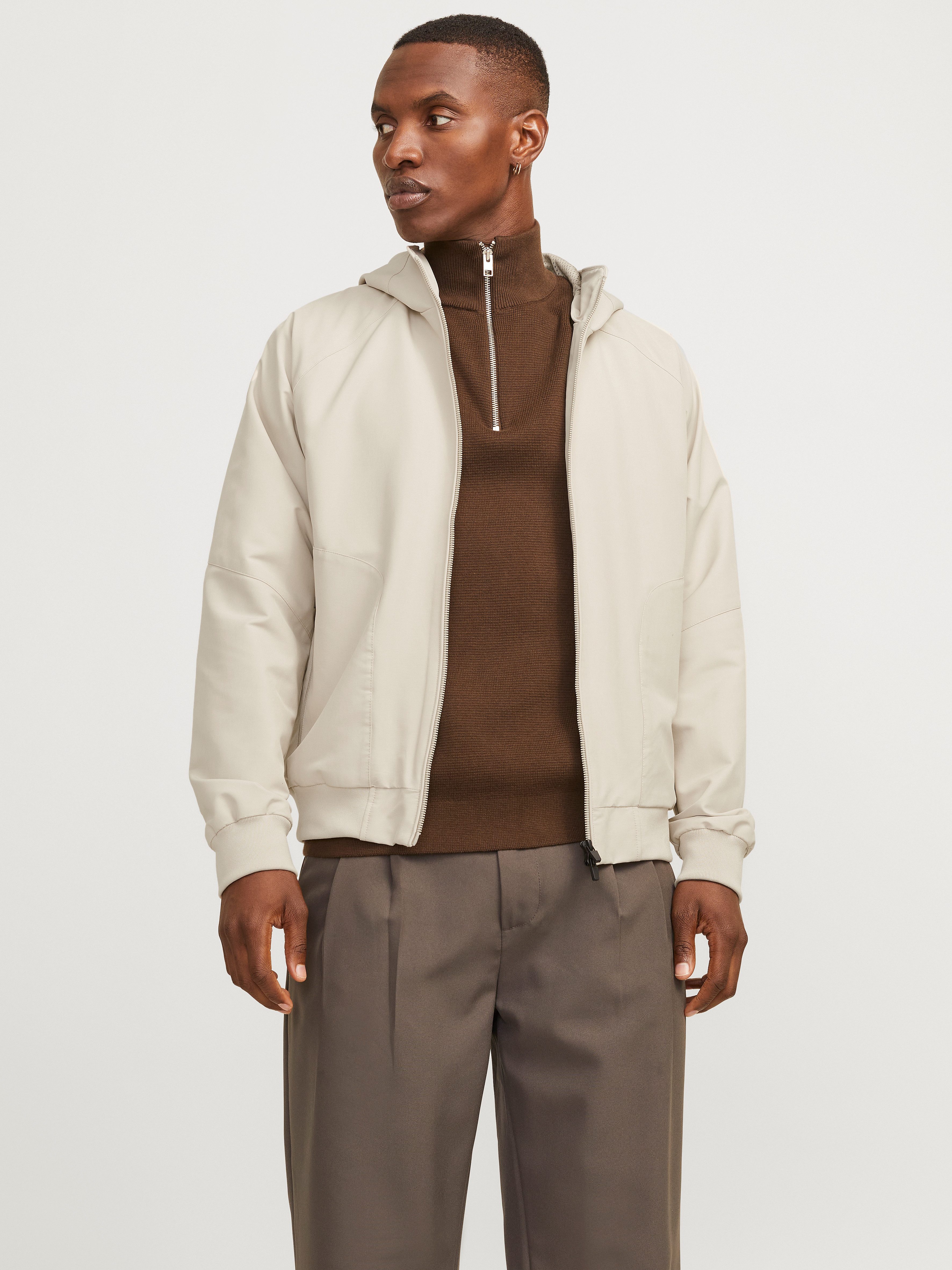 Jack & Jones Bomberjack JJEPERFECT BOMBER NOOS heren tussenjacks maat XXL grijs