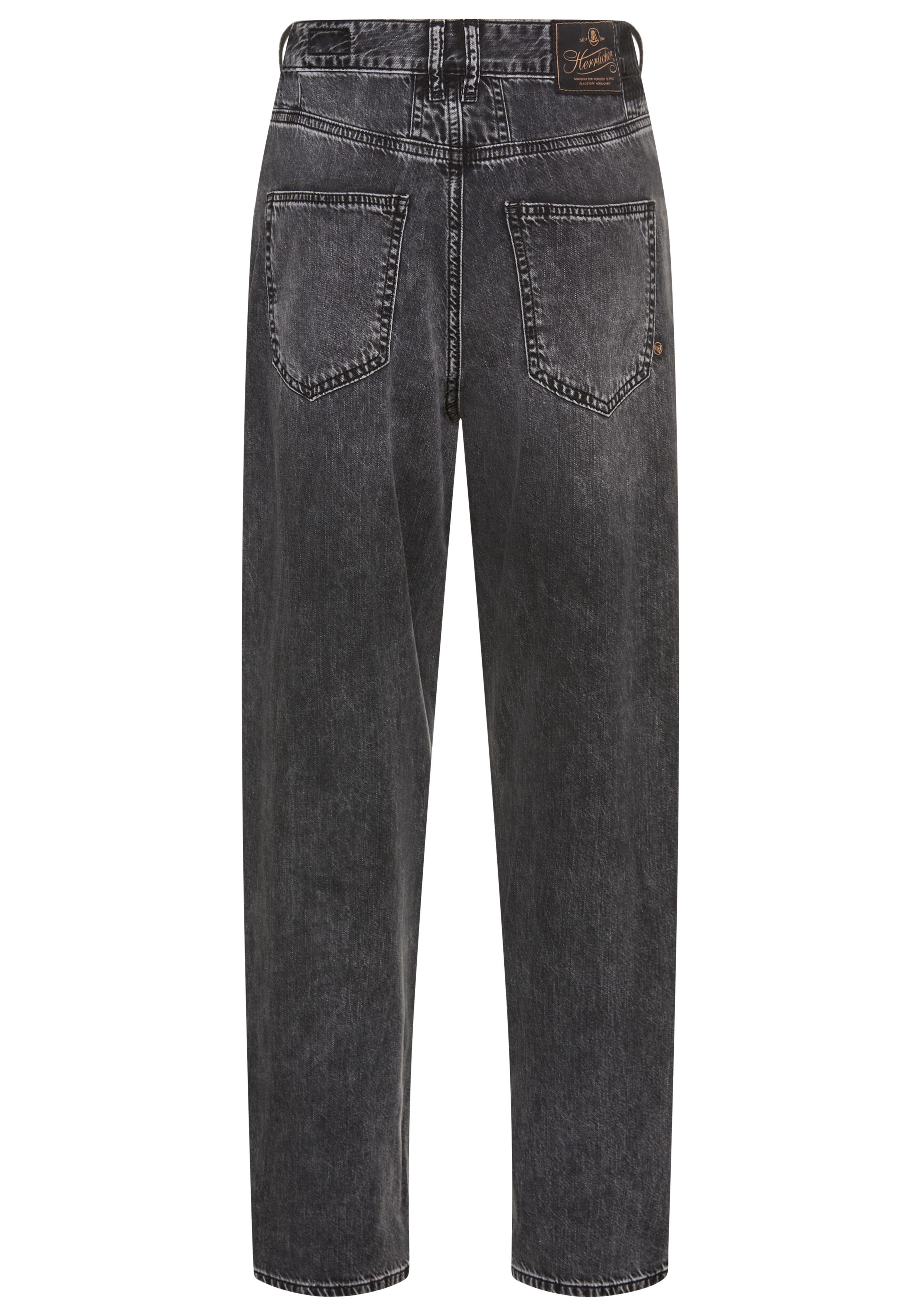Herrlicher 5-pocket jeans Brooke Denim Black met figuurnaden, in 7/8-lengte