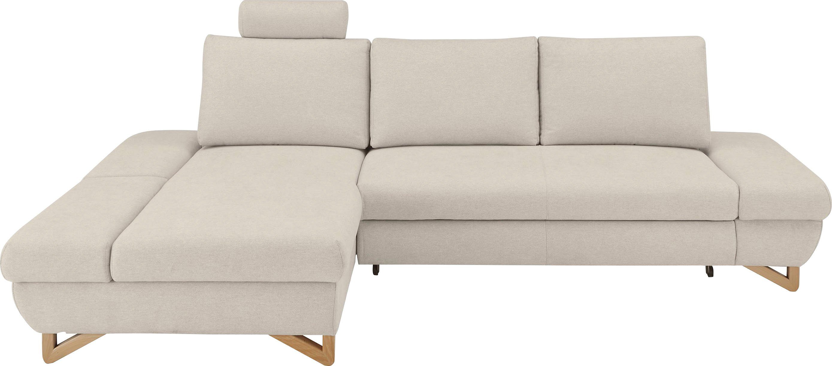 INOSIGN Slaapbank City/Giron comfortabele slaapbank (ligoppervlak 245 x 138 cm) en bedlade