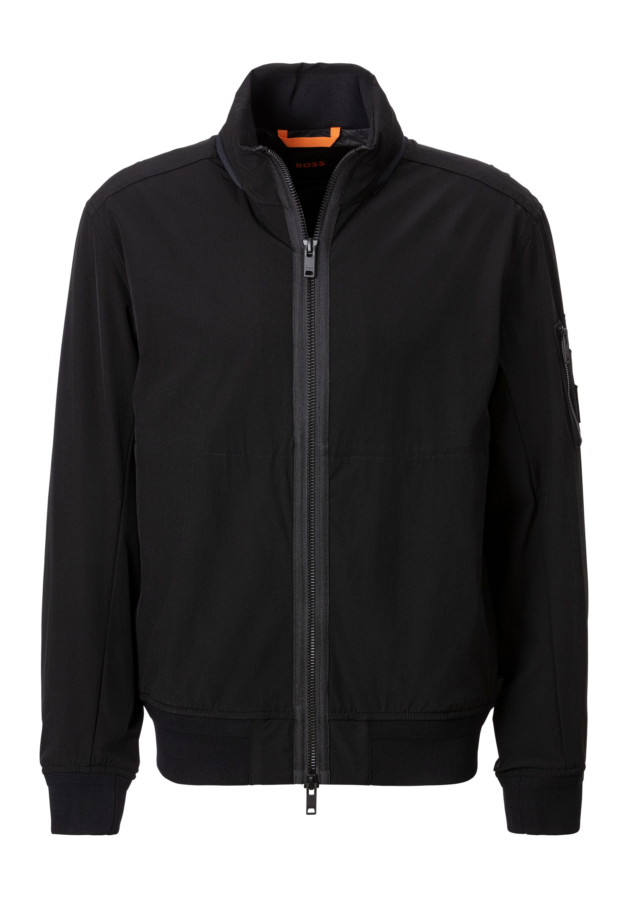 Boss Orange Outdoorjack Oherry1 met label op de arm