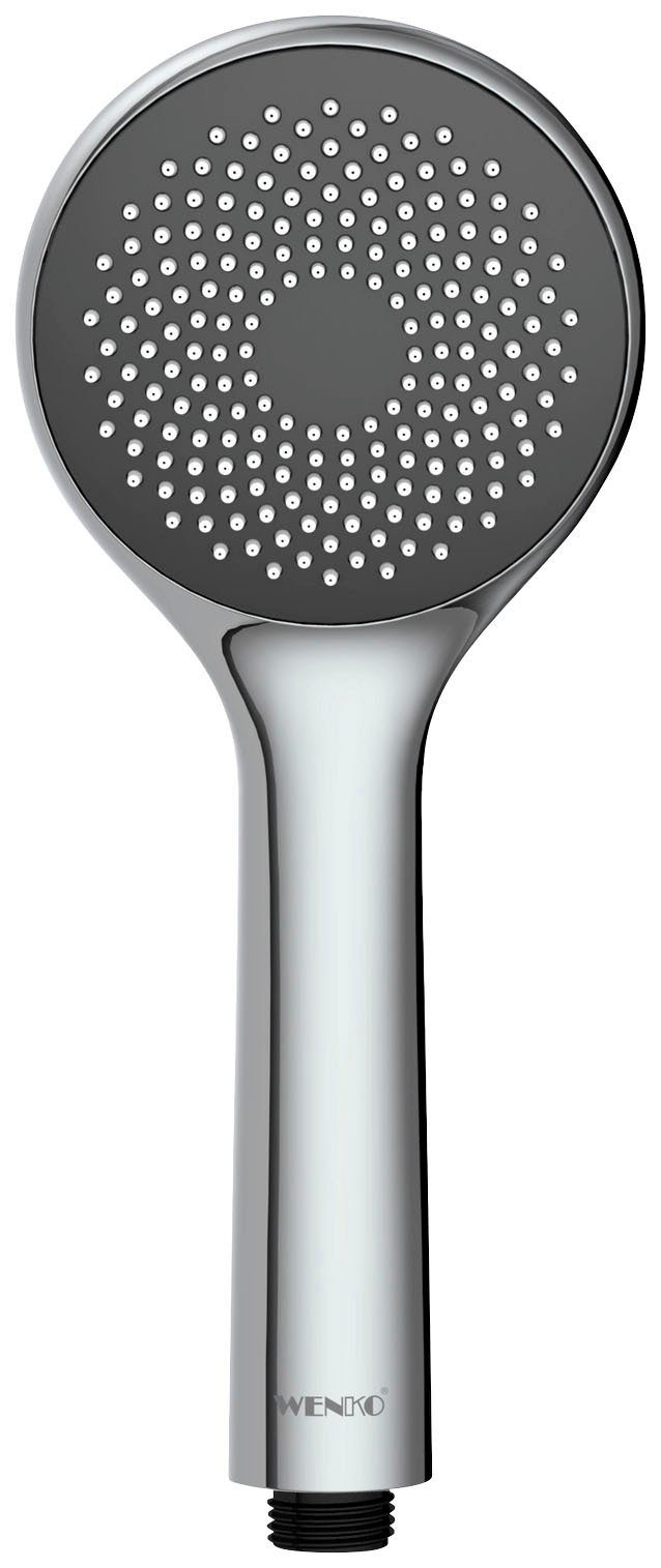 WENKO Handsproeier Watersaving systeem Douchekop Watersaving, diameter 9,6 cm douchekoppen zilver(kleur)