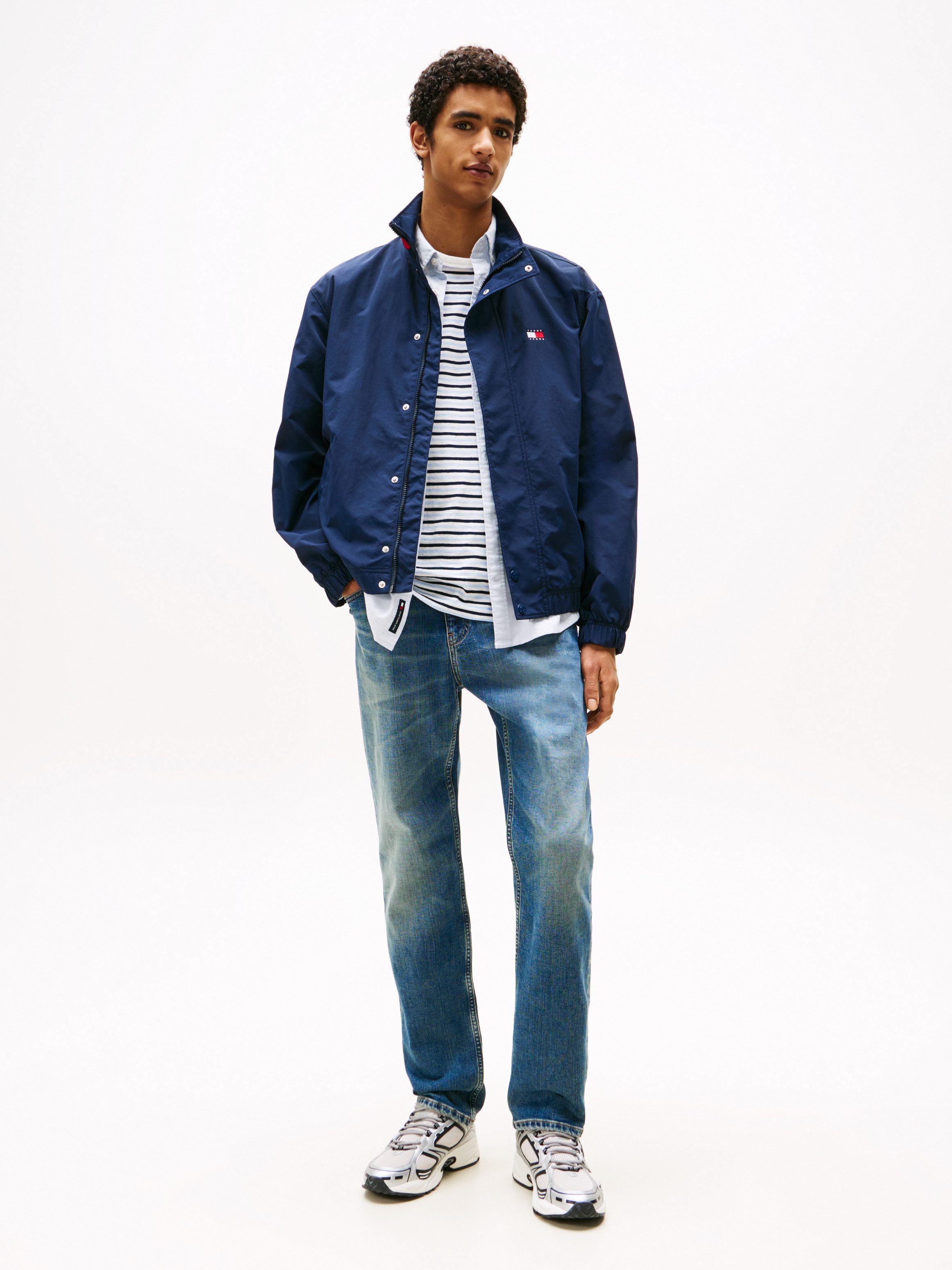 TOMMY JEANS Slim fit jeans RYAN SLIM STRAIGHT met gestempeld logo