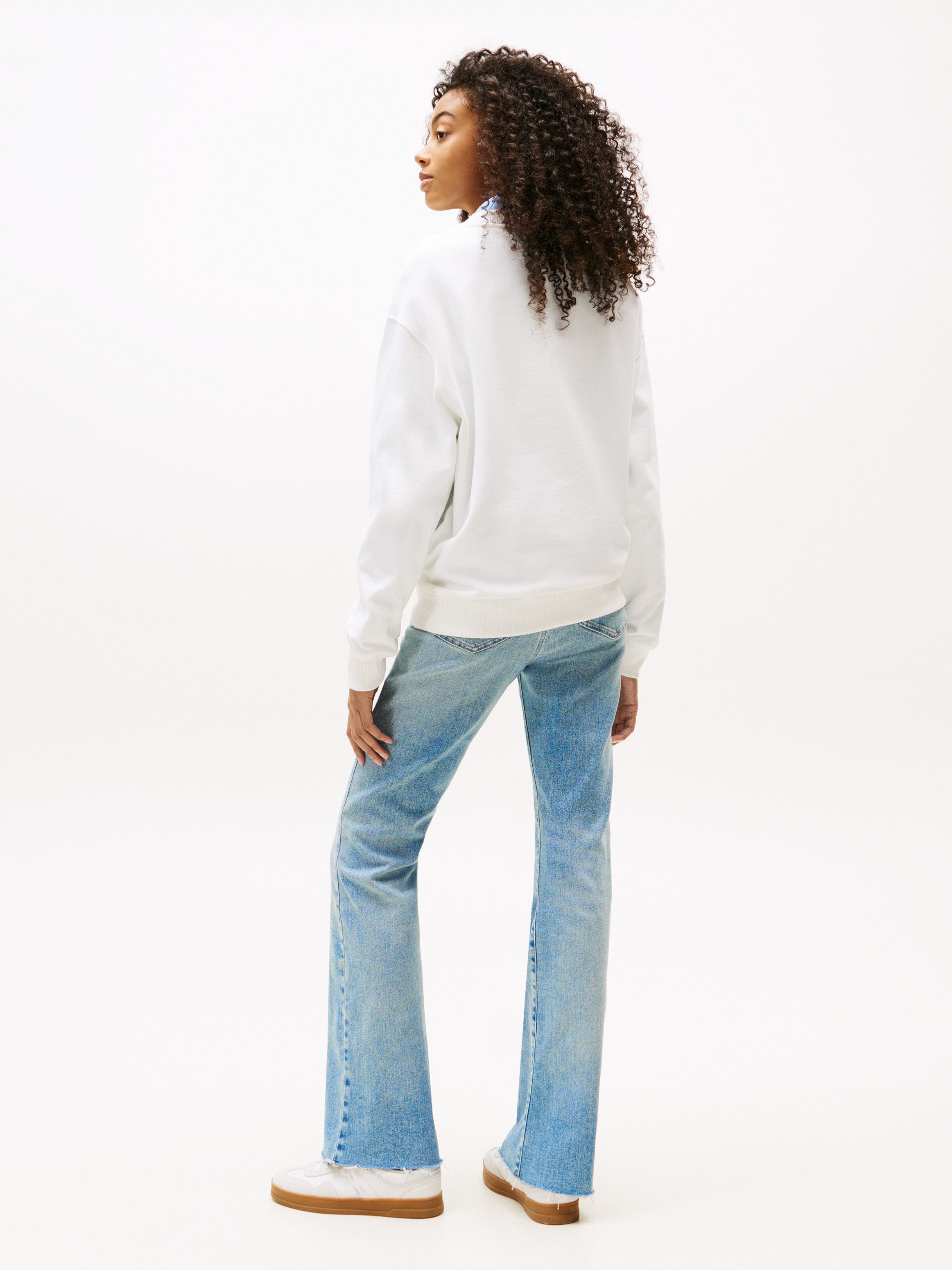 TOMMY JEANS Sweatshirt TJW RLX FLORAL FLAG CREW