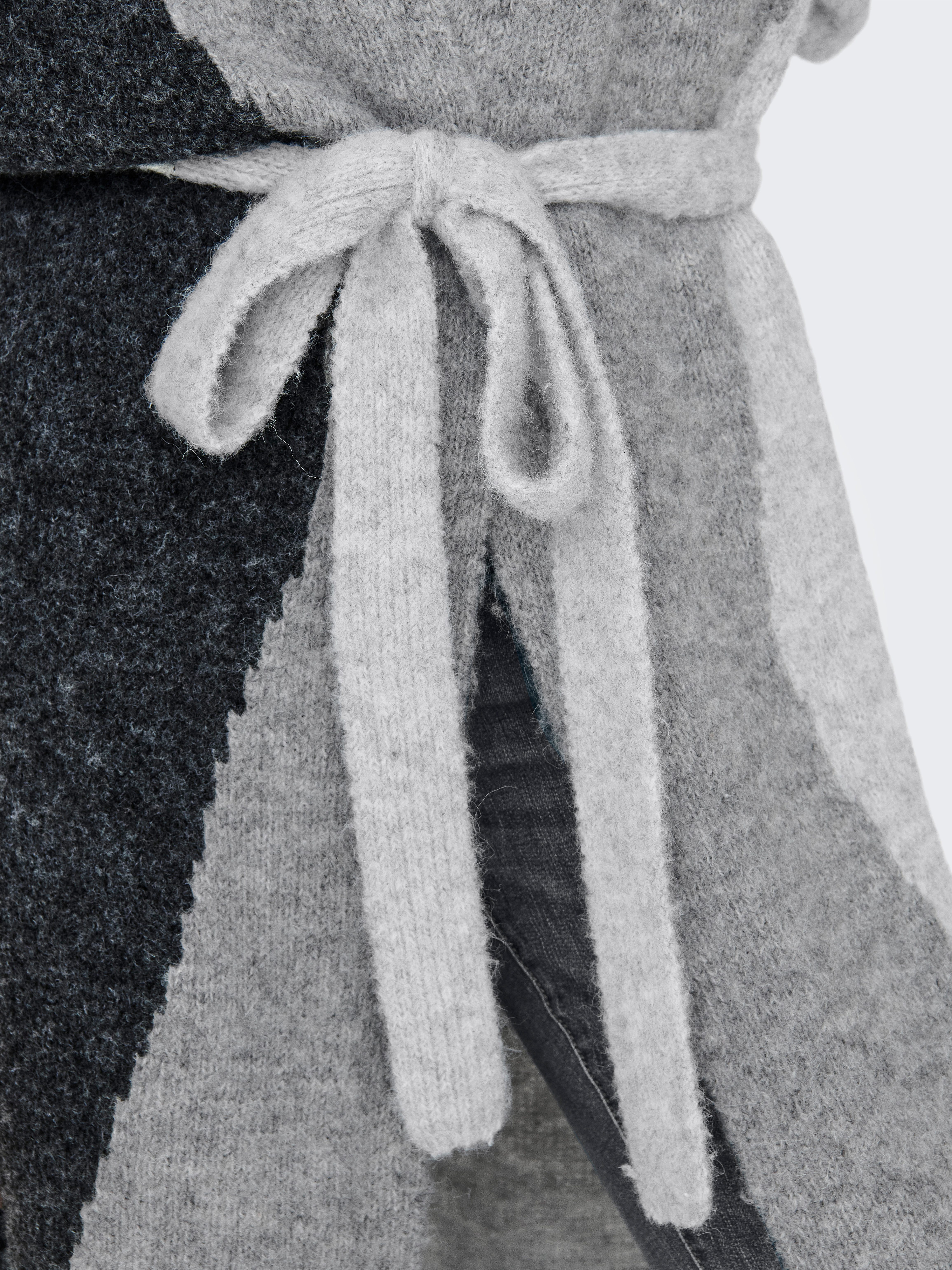 Only Vest ONLGRO LIFE LS BLOCK CARDIGAN KNT