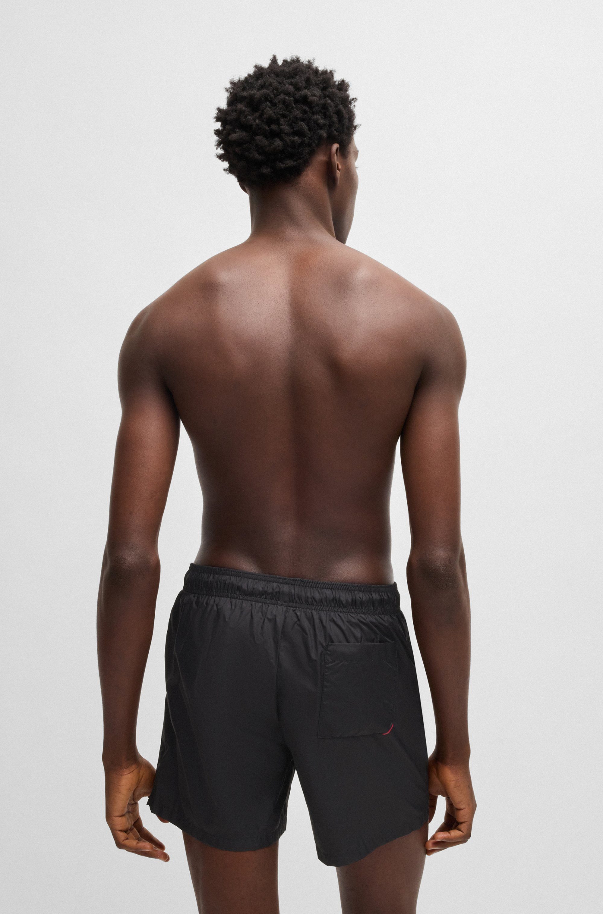 HUGO underwear Zwembroek Haïti met merknaam op het koord