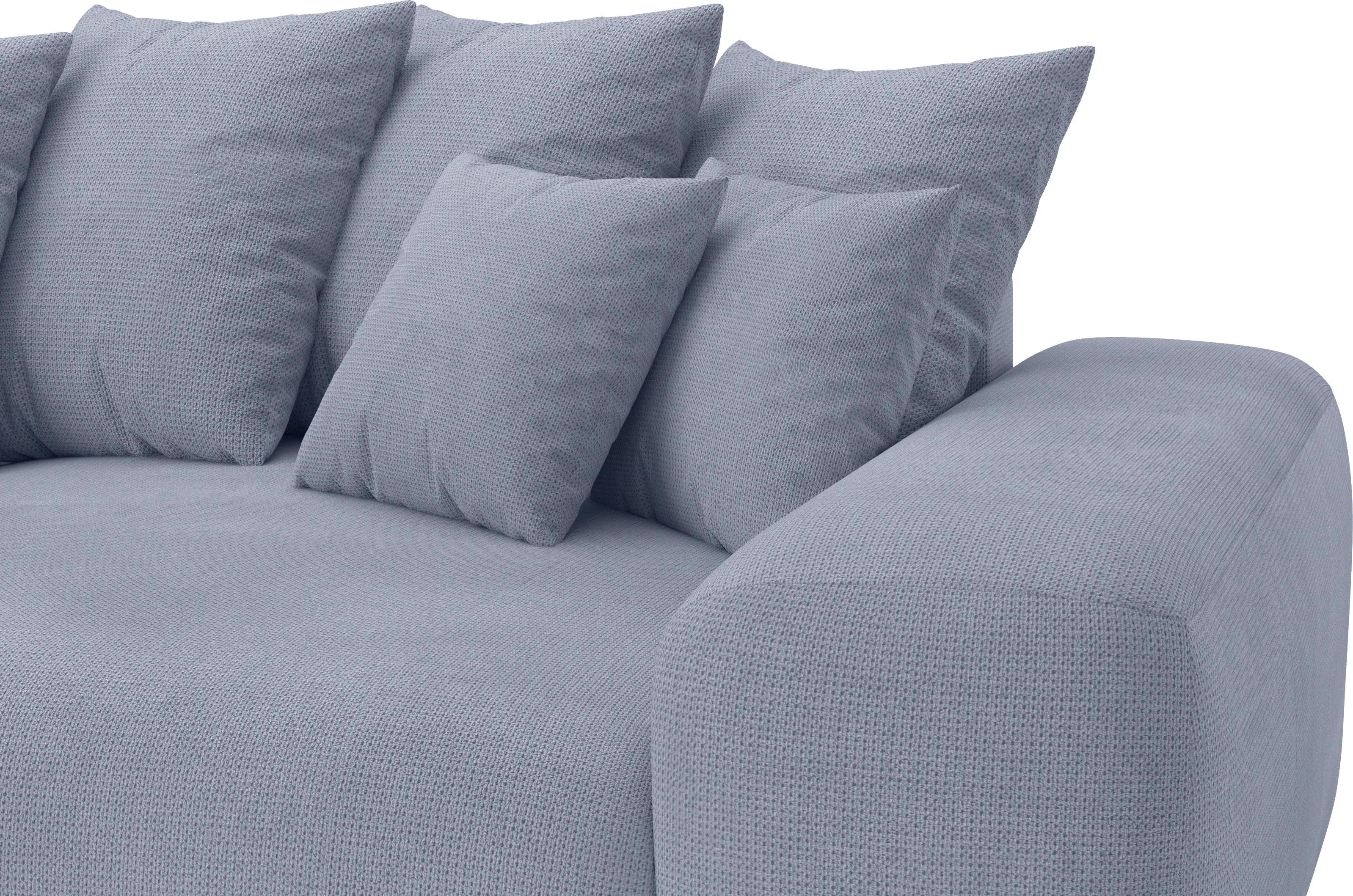 Mr. Couch Hoekbank Sundance L-vorm Doorlopende slaper met EasyBett-slaapfunctie, bedlade