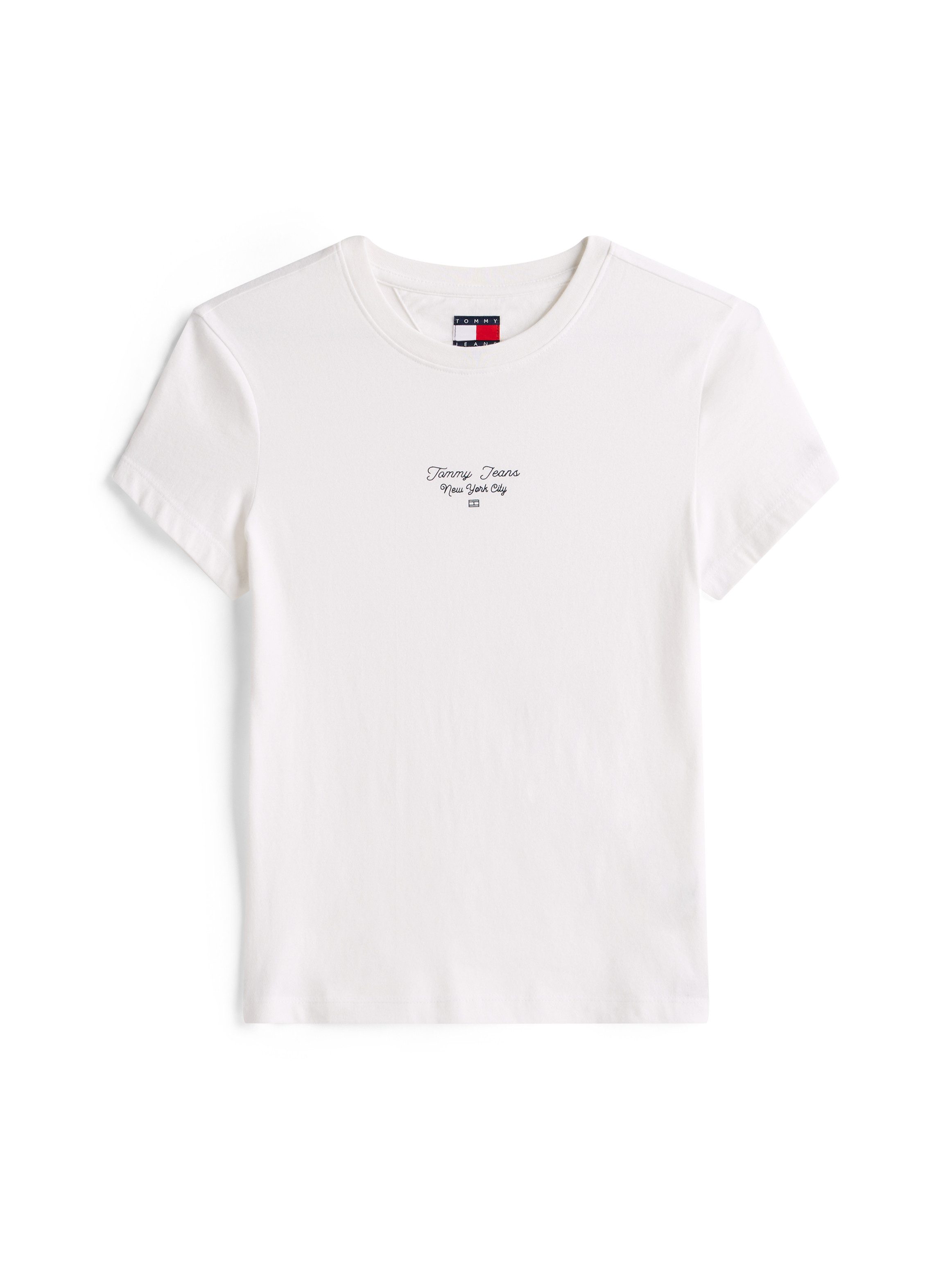 TOMMY JEANS Shirt met korte mouwen TJW SLIM ESS LOGO 1 TEE EXT