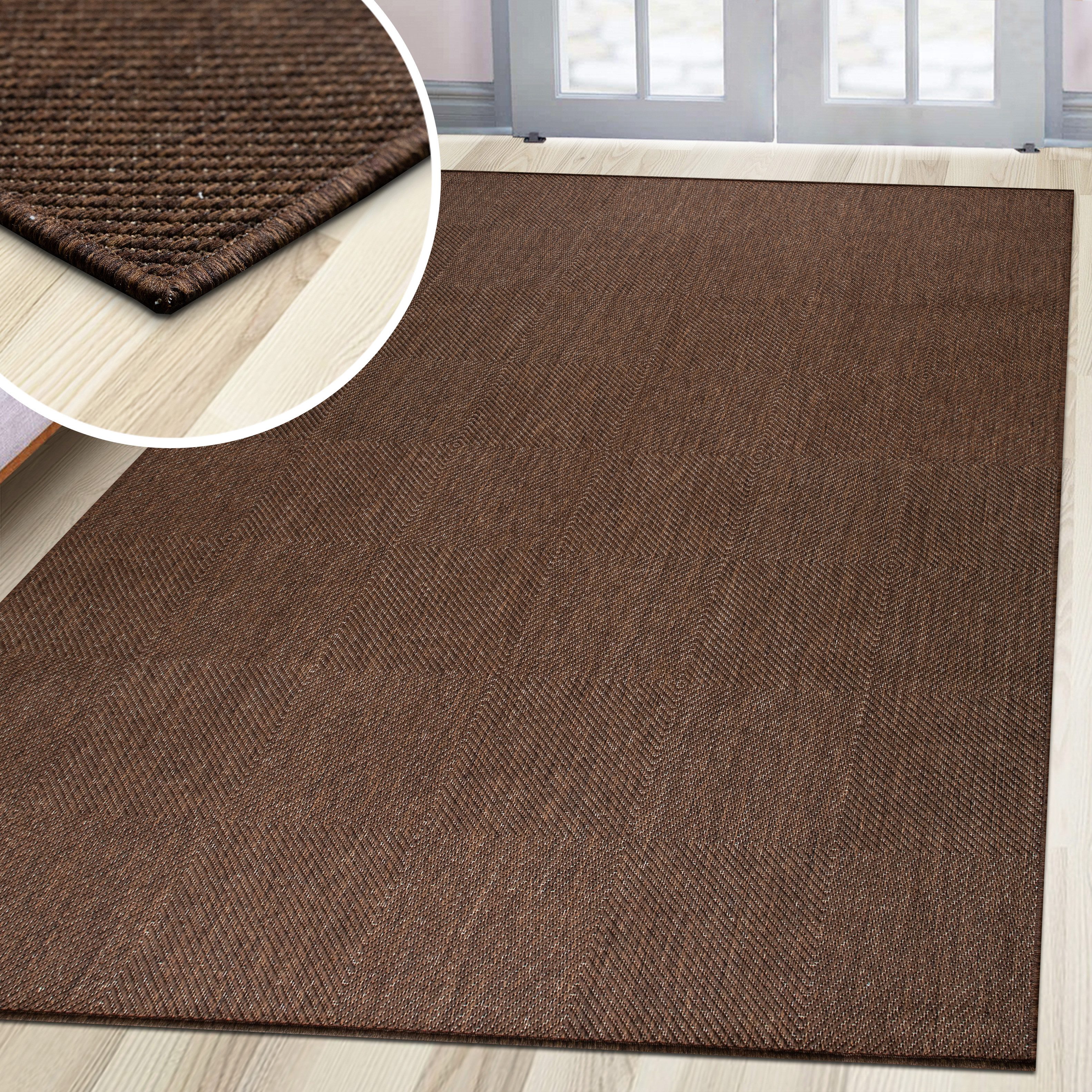my home Vloerkleed Anna is ook als loper verkrijgbaar Geschikt voor binnen en buiten, sisal-look, weerbestendig & uv-bestendig