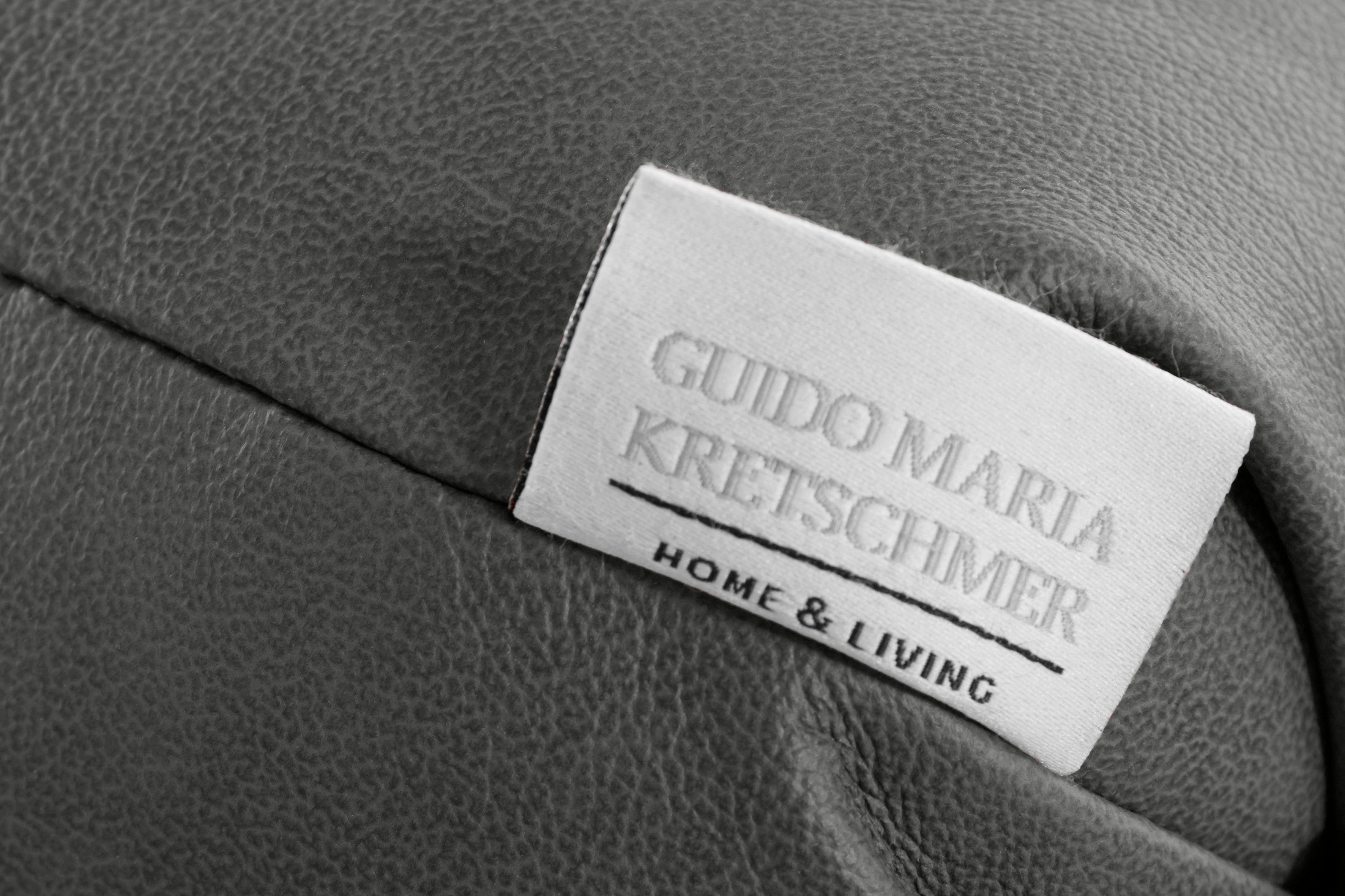 Guido Maria Kretschmer Home&Living Hocker Kalina met klassieke chesterfield-capitonnage