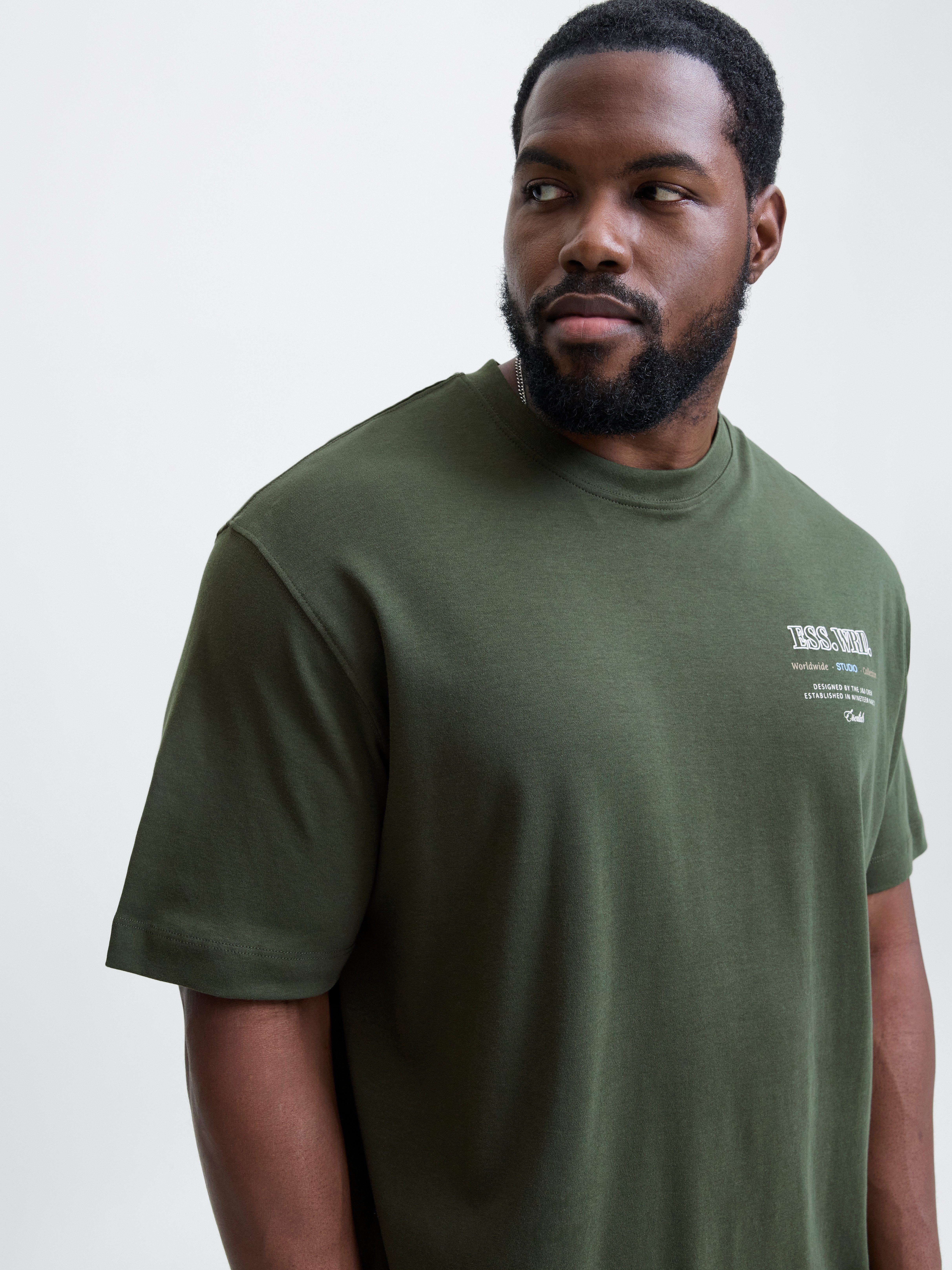 Jack & Jones PlusSize T-shirt JJEURBAN EDGE STUDIO TEE SS SN PLS