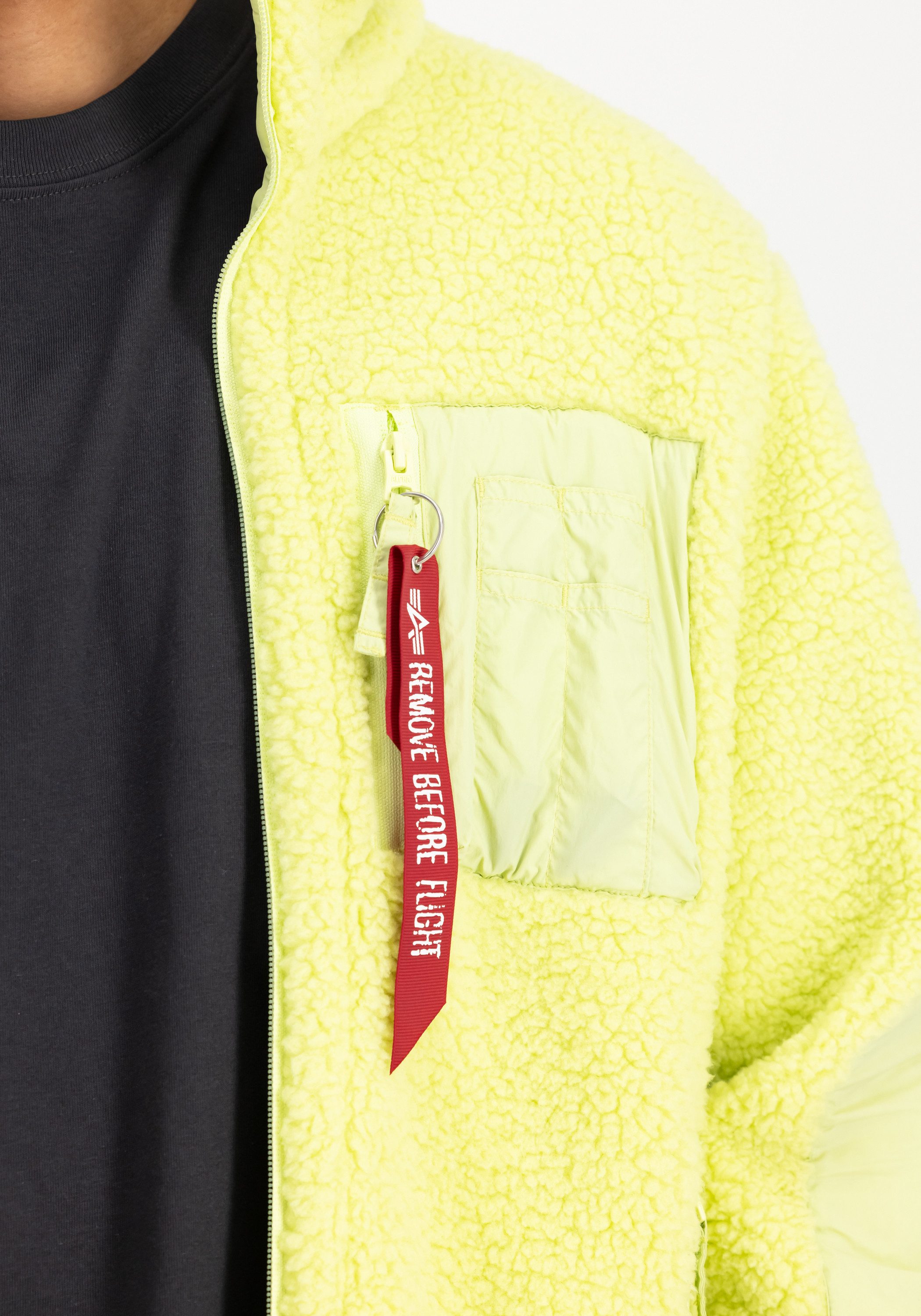 Alpha Industries Functioneel jack Sherpa Zip-Jacket