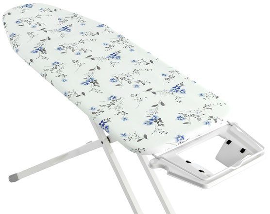 Maximex Strijkplankhoes Keramiek M floraal Strijktafelhoes met hitte-reflectie en padding, tot 126 x 41 cm