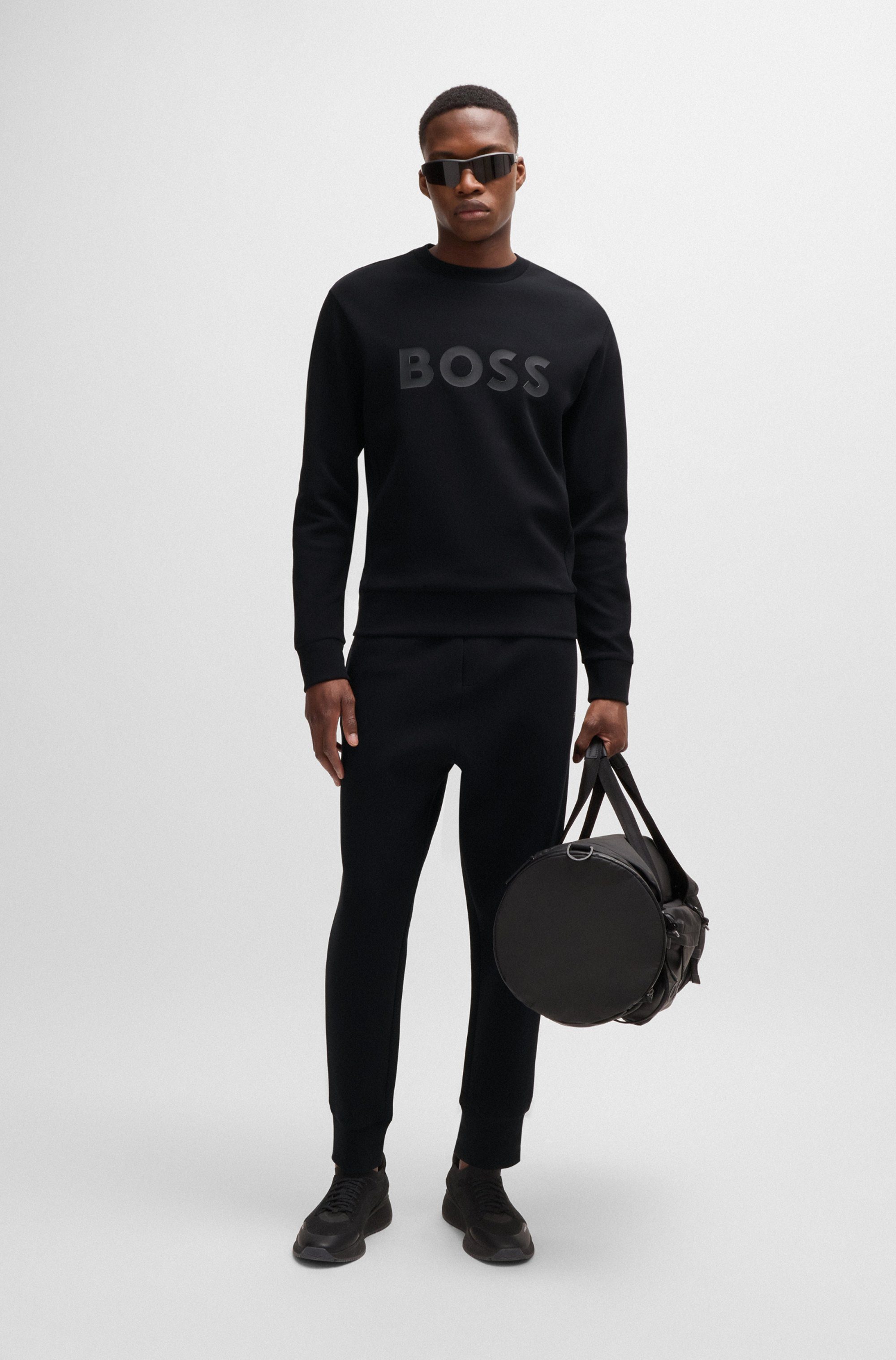 BOSS GREEN Sweatshirt Salbo met logoprint