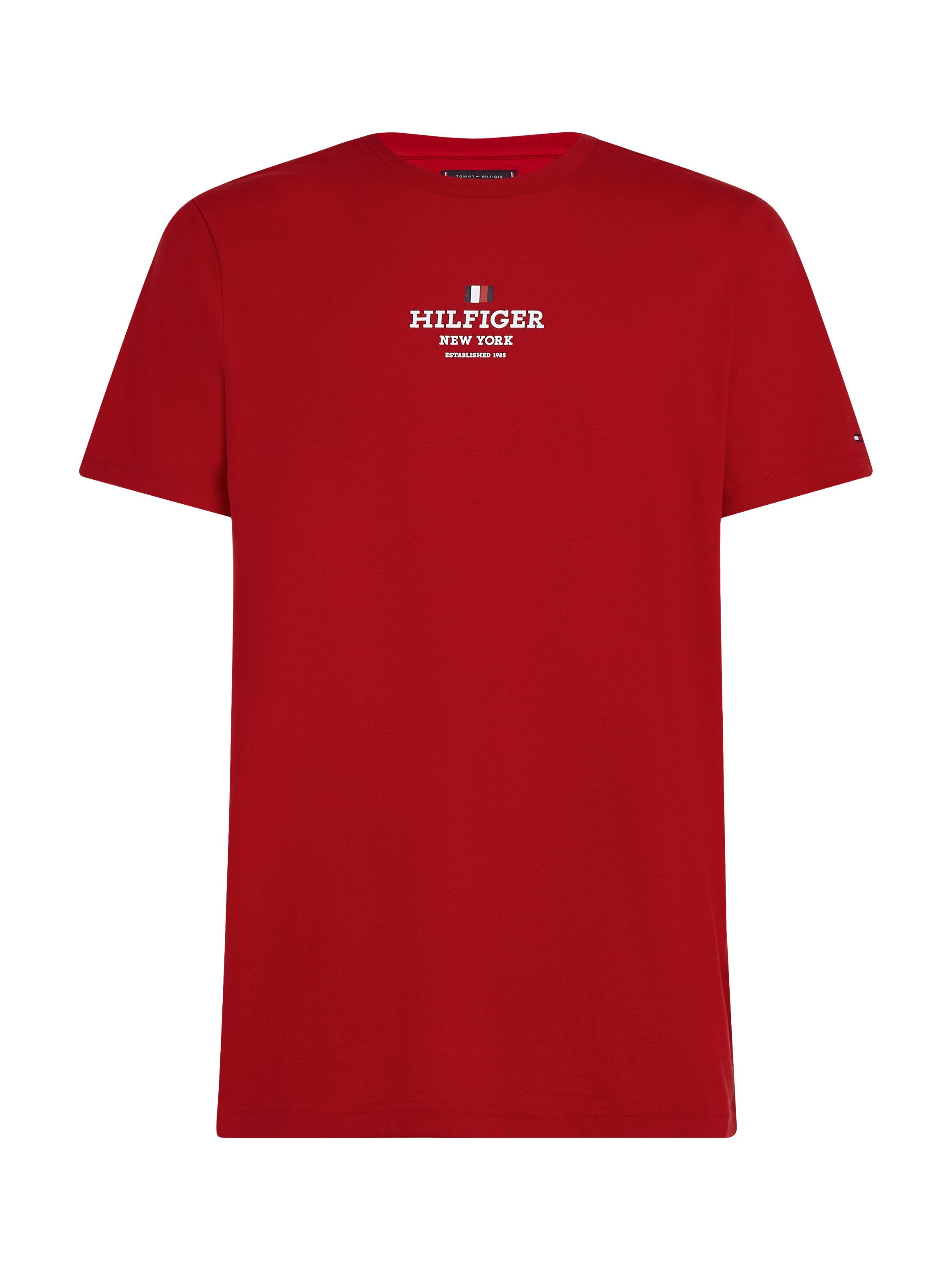 Tommy Hilfiger T-shirt RWB HILFIGER TEE Logoprint op borsthoogte