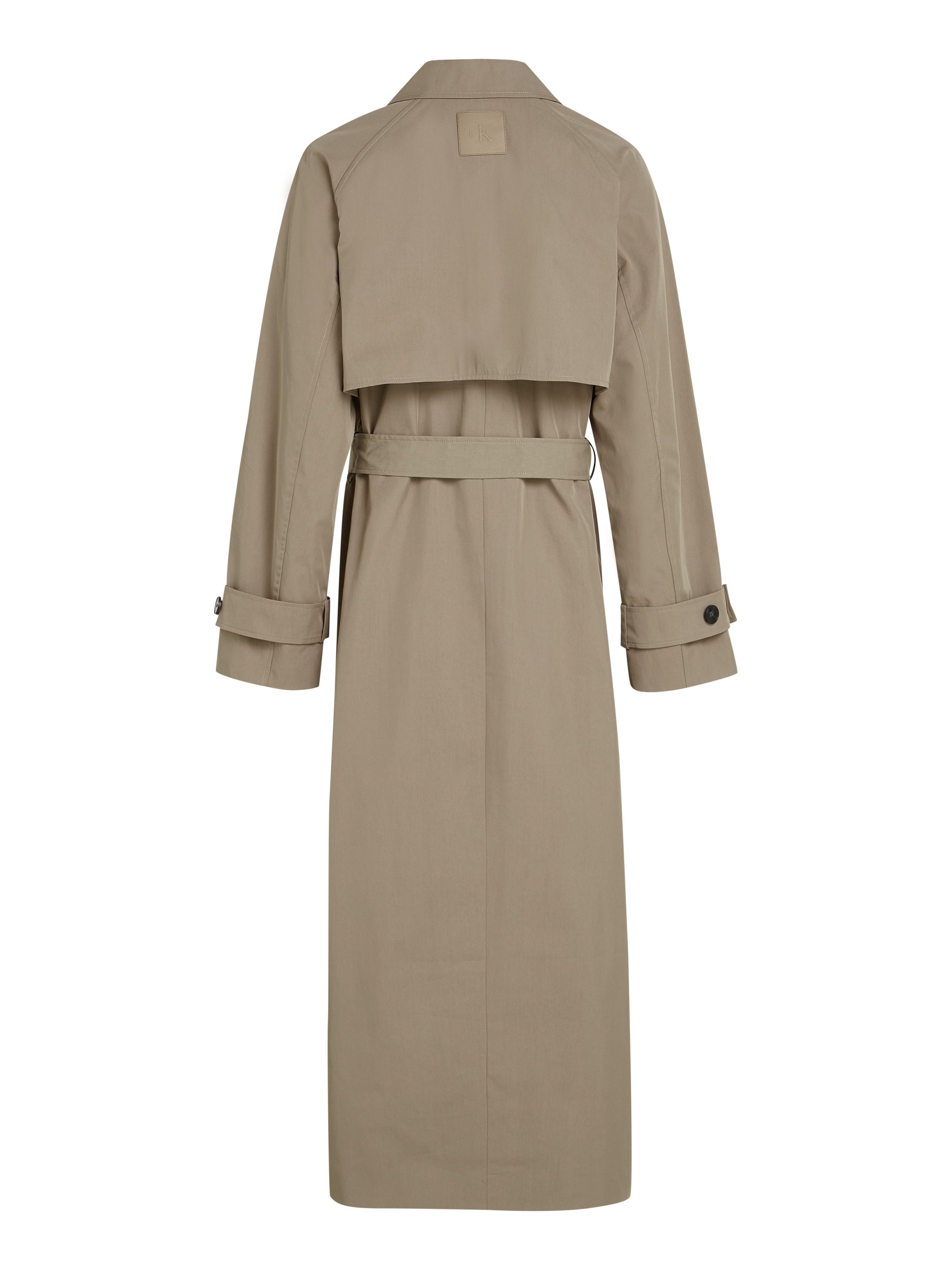 Calvin Klein Trenchcoat TRENCH COAT met steekzakken, met logopatch