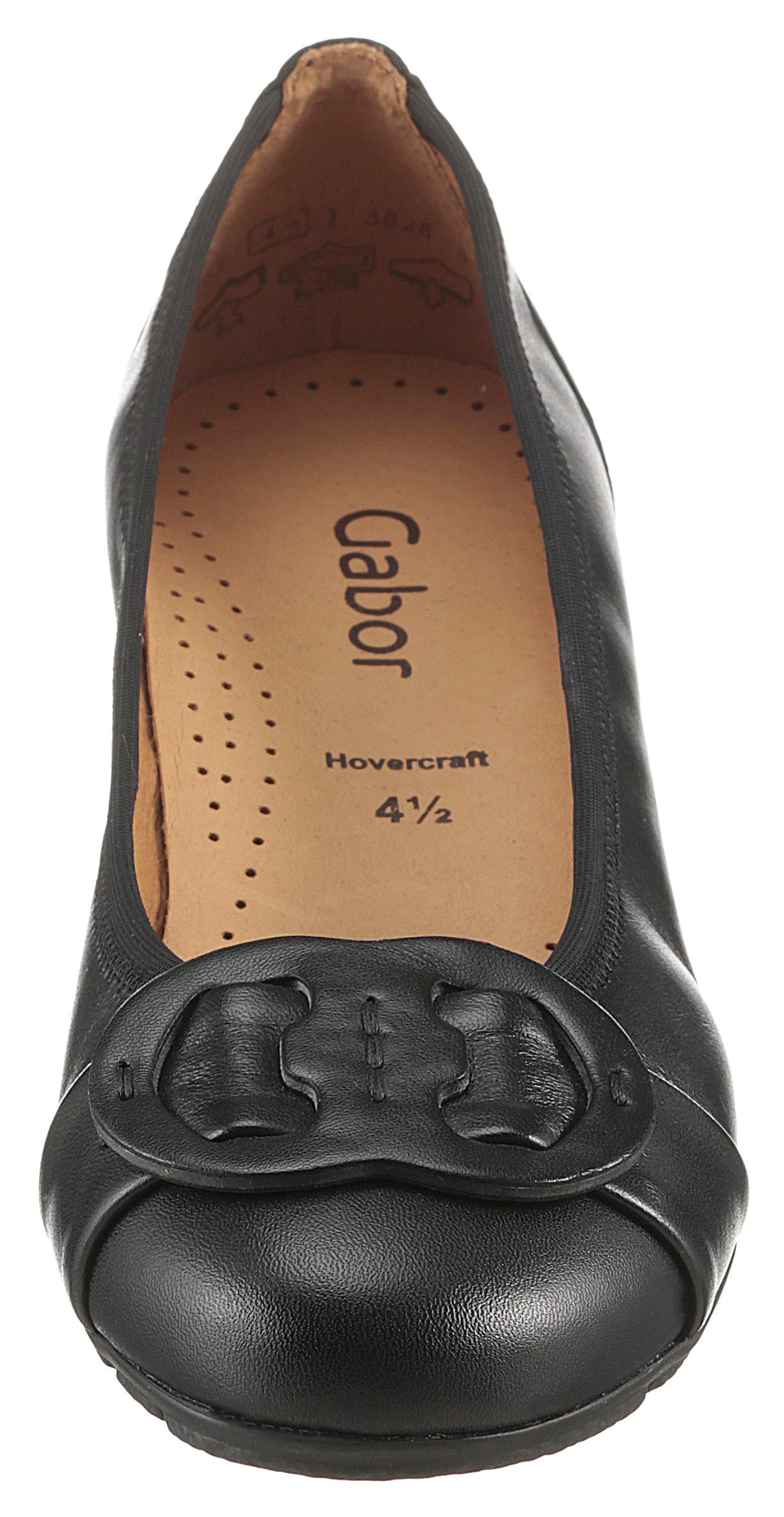Gabor Ballerina's platte schoenen, instappers met hovercraft luchtkamer-zool