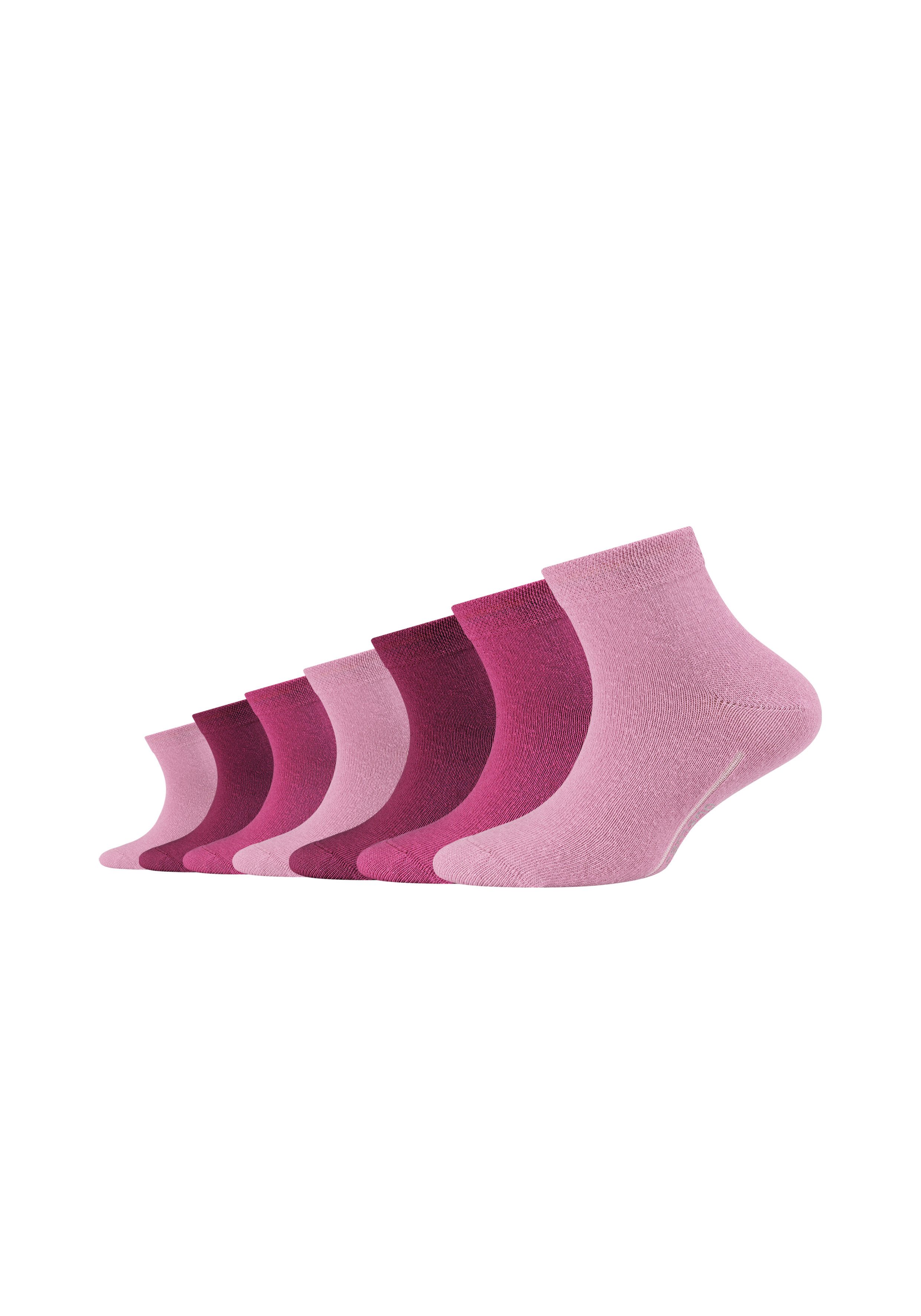 Camano Korte sokken CA-Soft met versterkte hiel- en teengebied (set, 7 paar) meisjes sokken maat 39 (42) multicolor
