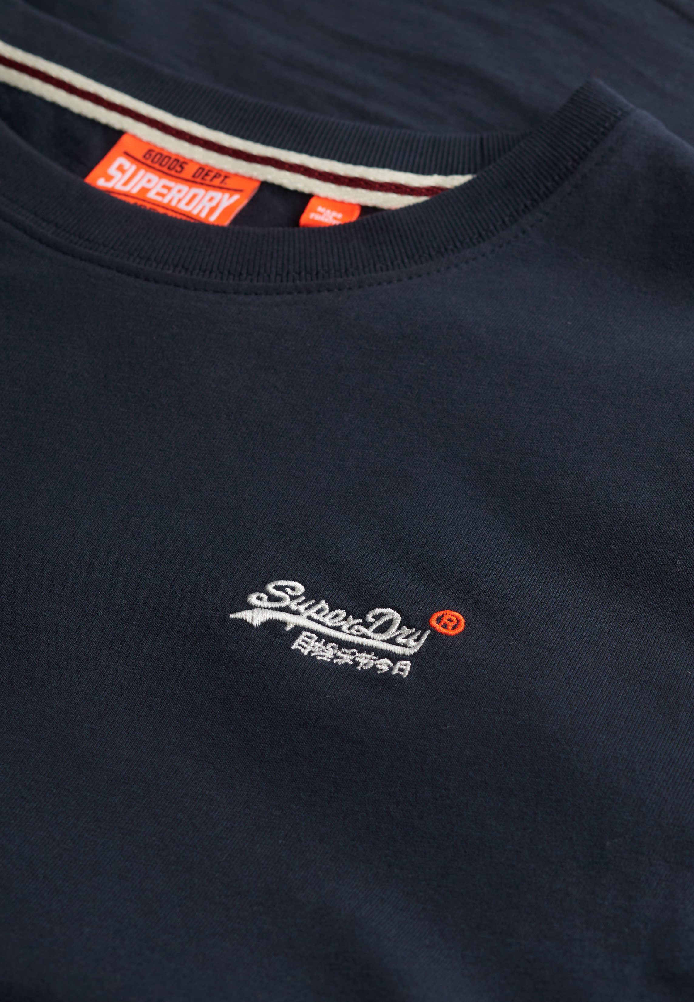 Superdry Shirt met ronde hals ESSENTIAL CONTRAST EMB TEE