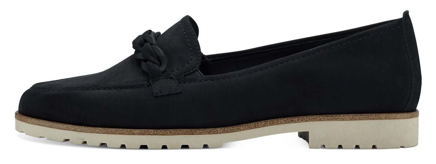 Tamaris Loafers Chunky slipper, plateau slipper met zijstretch-inzetten