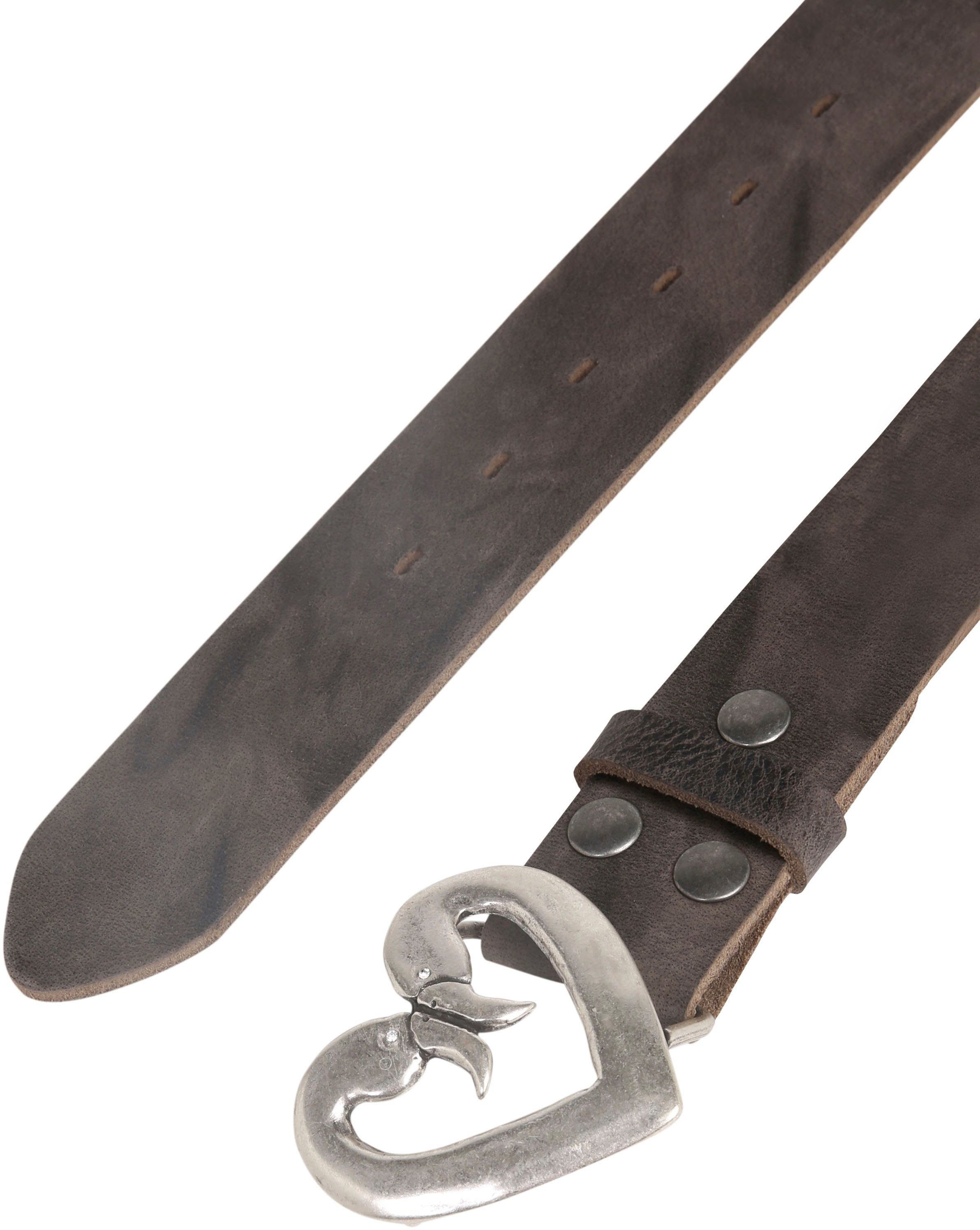 RETTUNGSRING by showroom 019° Leren riem in vintage look